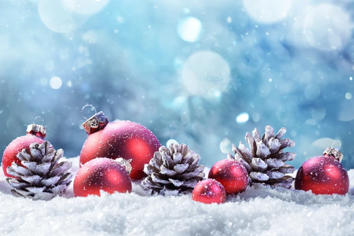 winter snow decoration balls tree New Year Christmas 6 2k 4k 5k