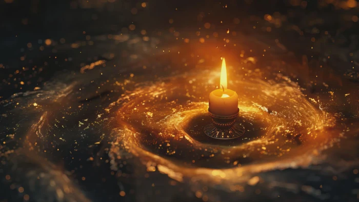 Golden Glow Candlelight 2k