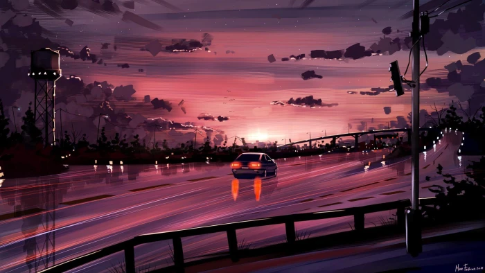 Sunset drive vibe 2k