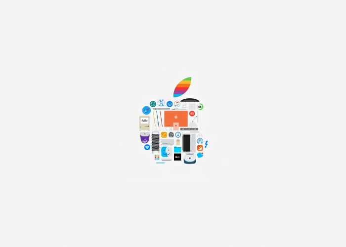Apple Logo History 2k 4k 5k