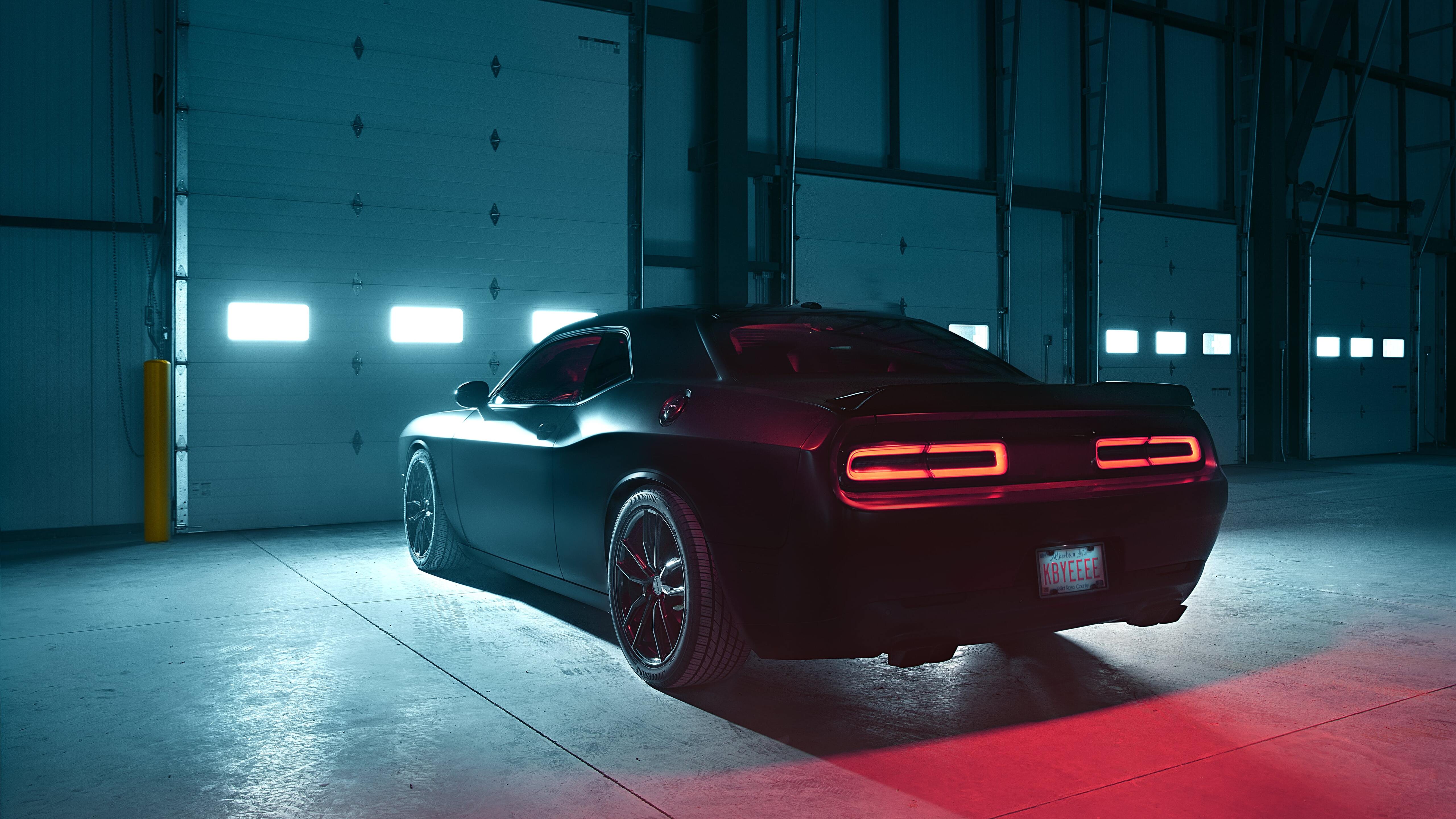 dodge challenger srt hellcat rear kv 2k 4k 5k