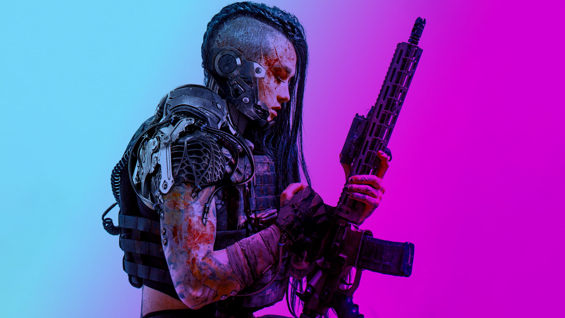 artwork Abrar Khan concept art women soldier science fiction