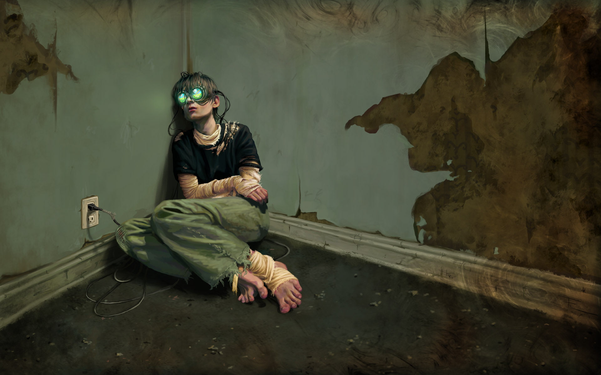 artwork Cyber Future lonely Reality technology virtual