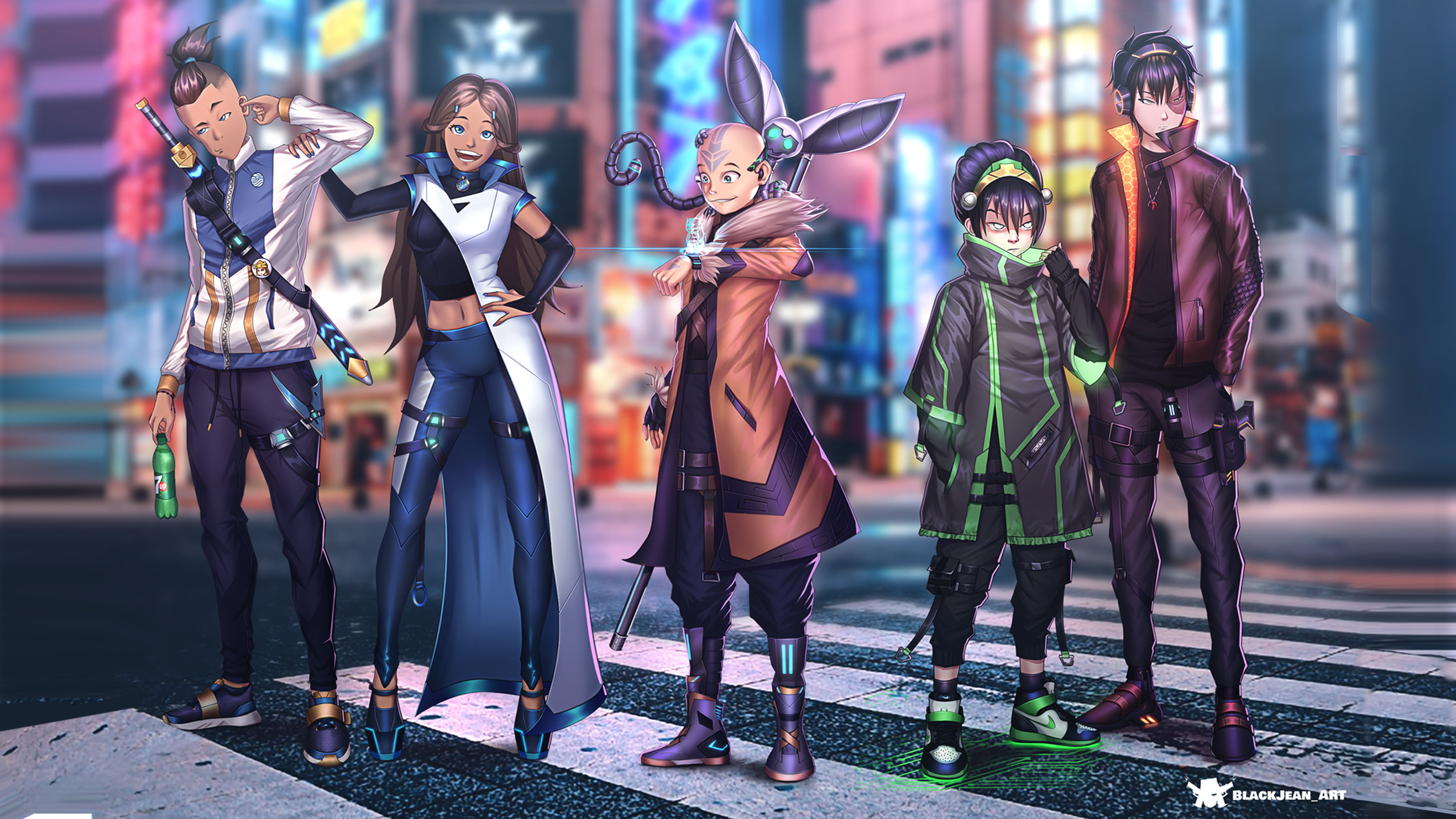 Avatar Kyoshi The Last Airbender Aang Katara Sokka 2k