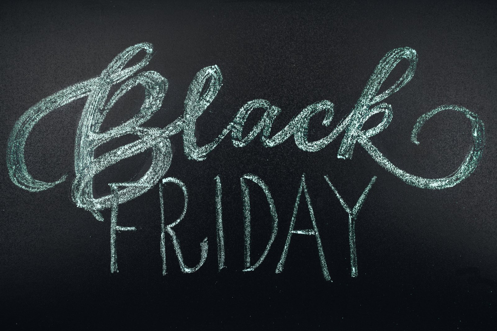 Black Friday In Chalk Photo Cyber Monday Shopping 2k 4k