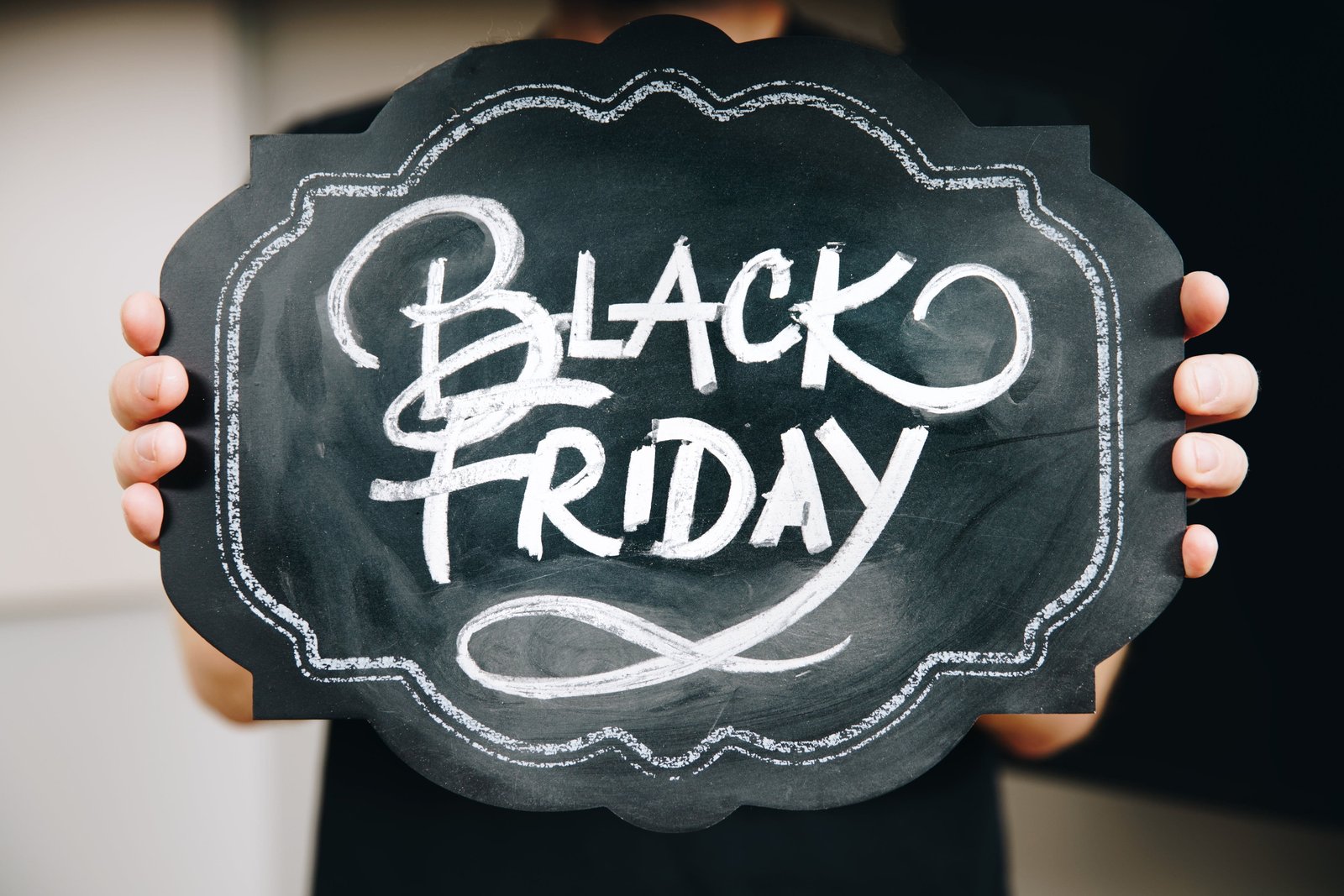 Black Friday Signage Photo Sale Cyber Monday Shopping 2k 4k