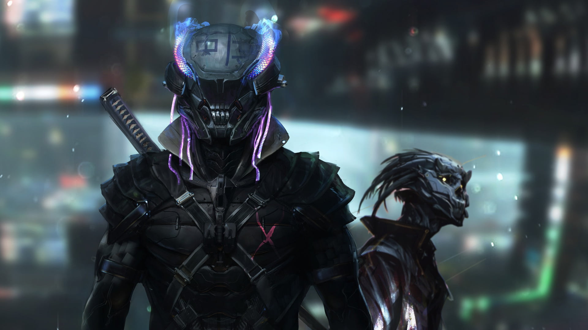 Future Robot Costume Helmet Fantasy Art Fiction Cyborg