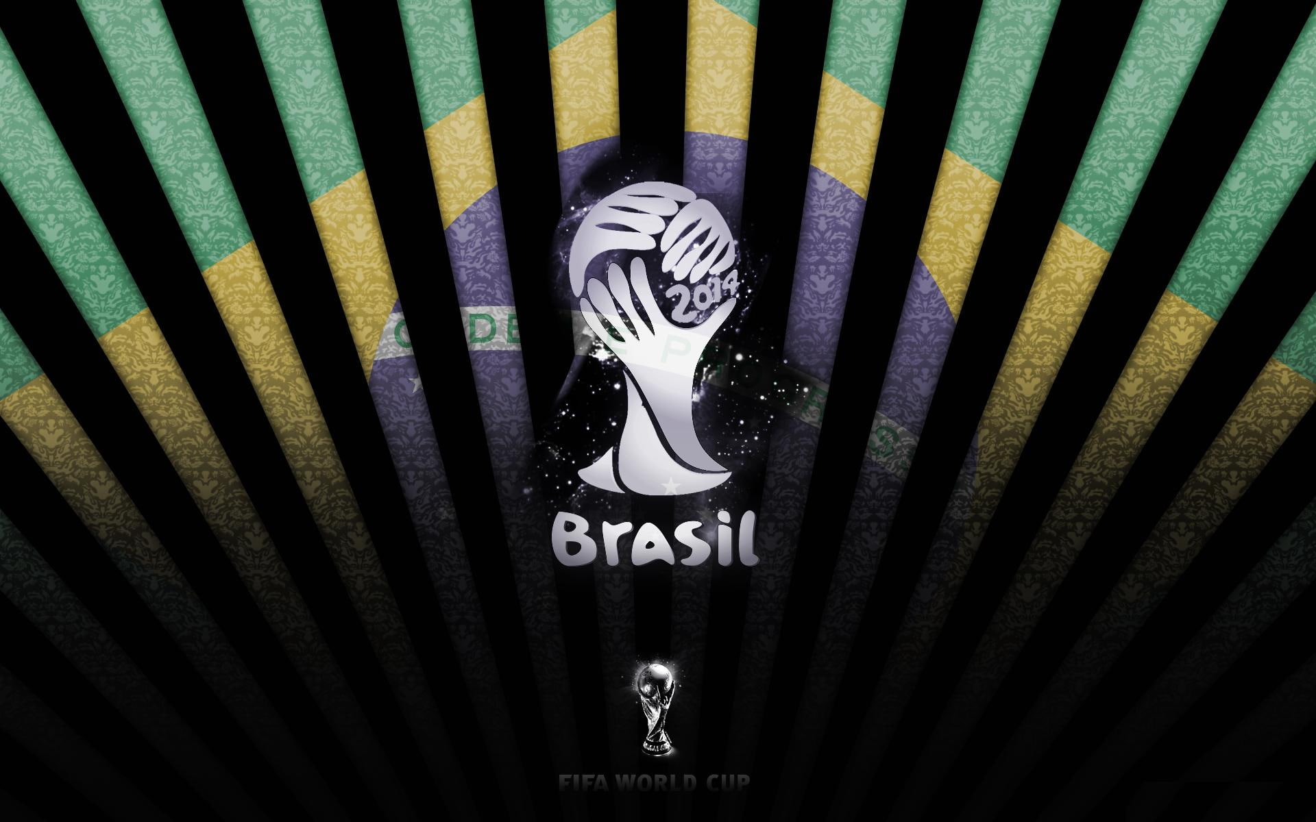 FIFA World Cup brasil text flag world cup