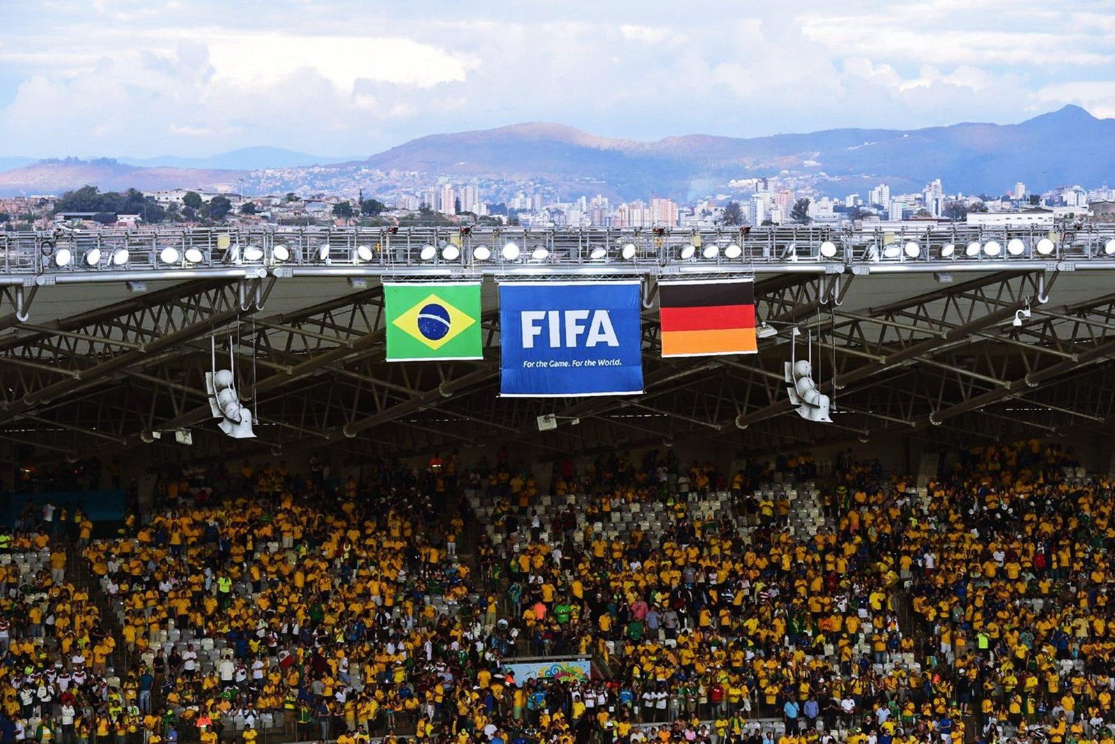 Brazil Vs Germany FIFA World Cup Fans stadium
