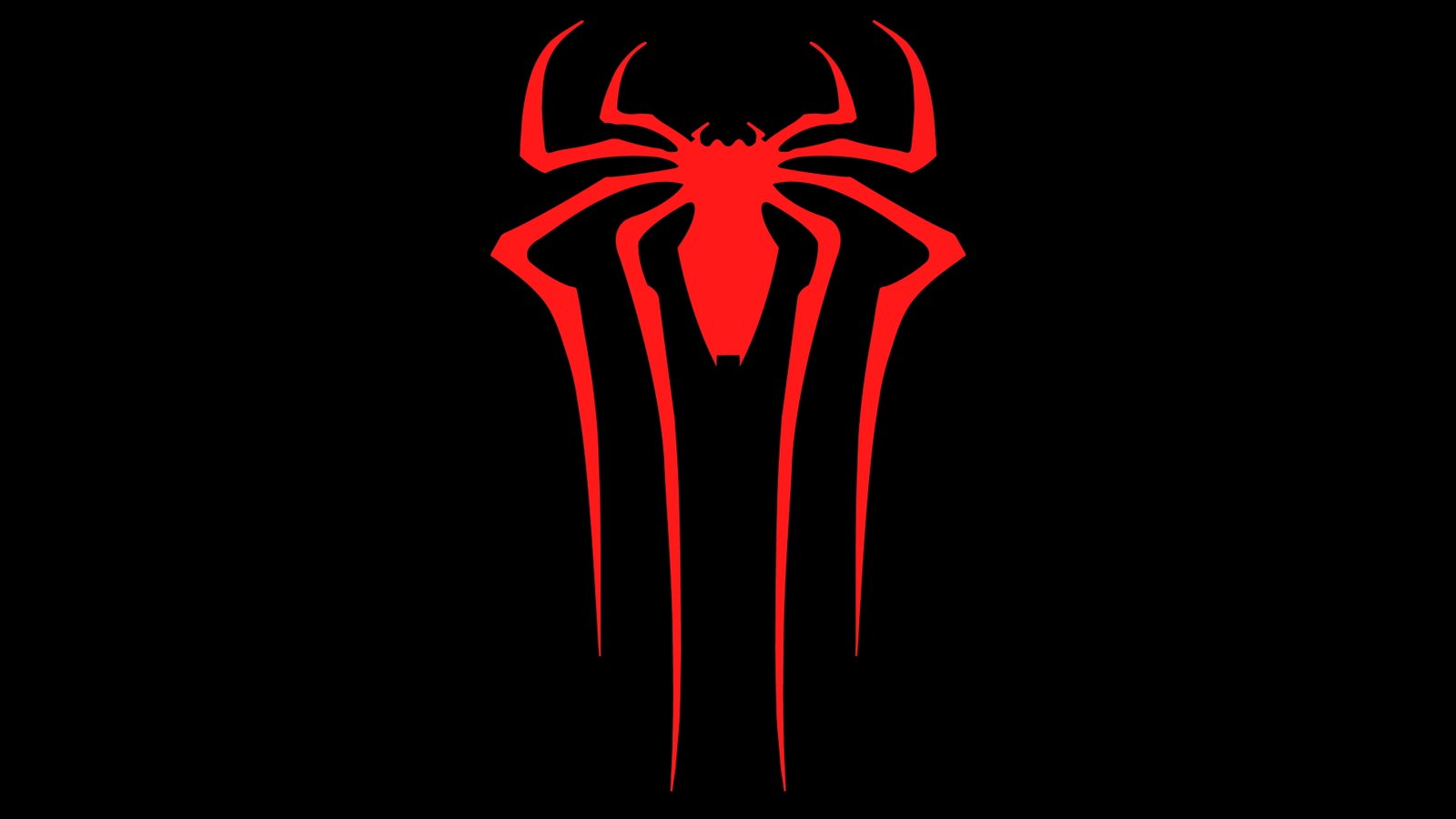 spiderman superheroes logo hd dark black background 2k 4k 5k