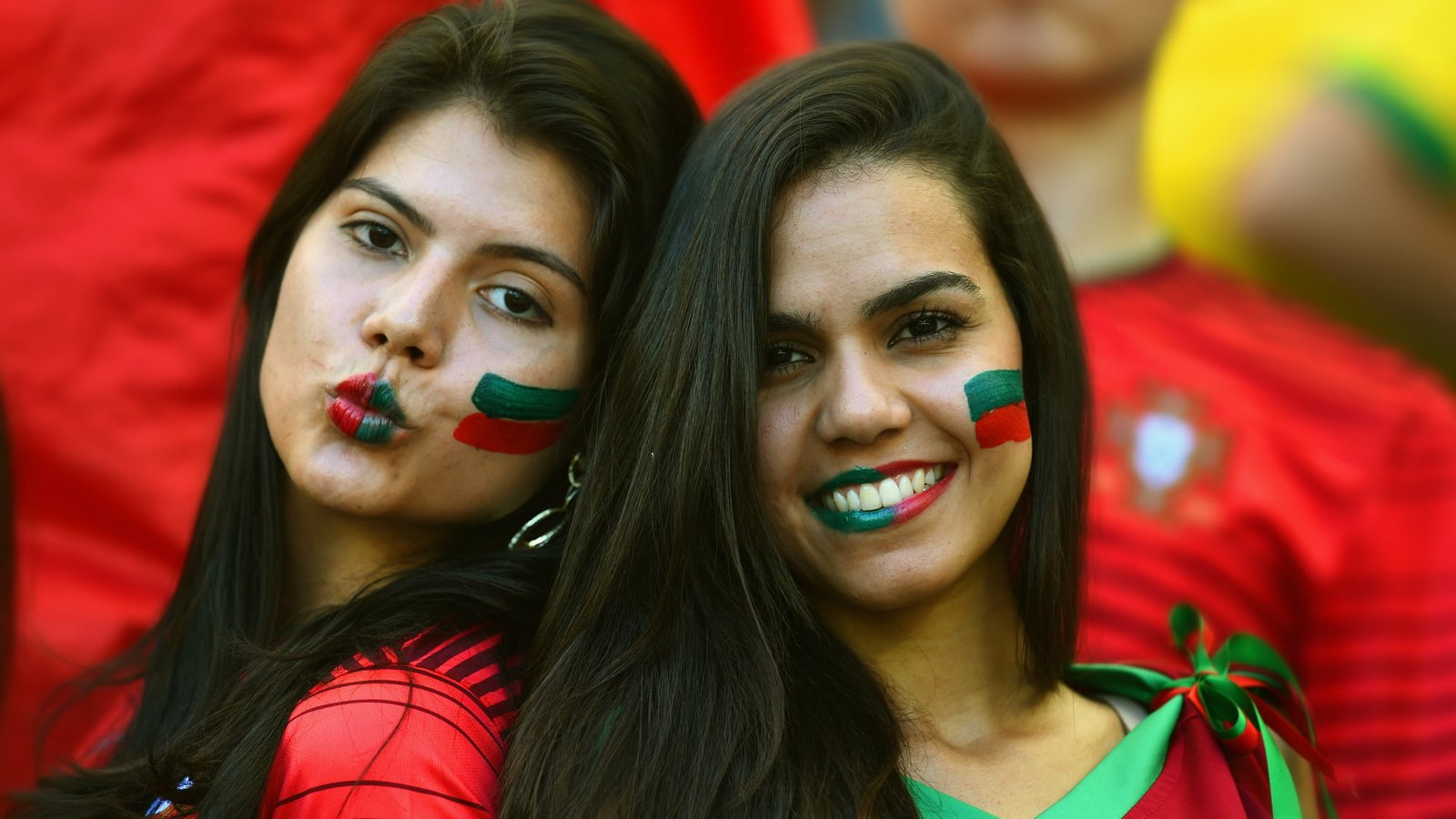 FIFA World Cup women Portugal smiling young adult portrait 2k