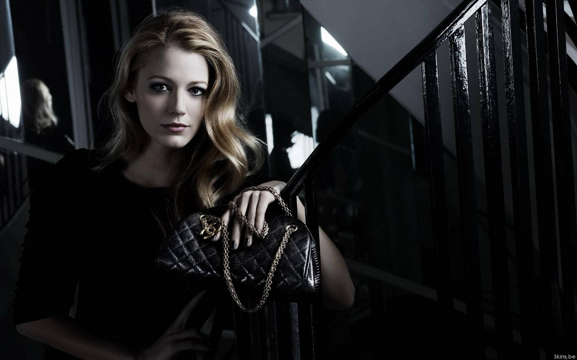 monochromatic black blake lively actress hollywood