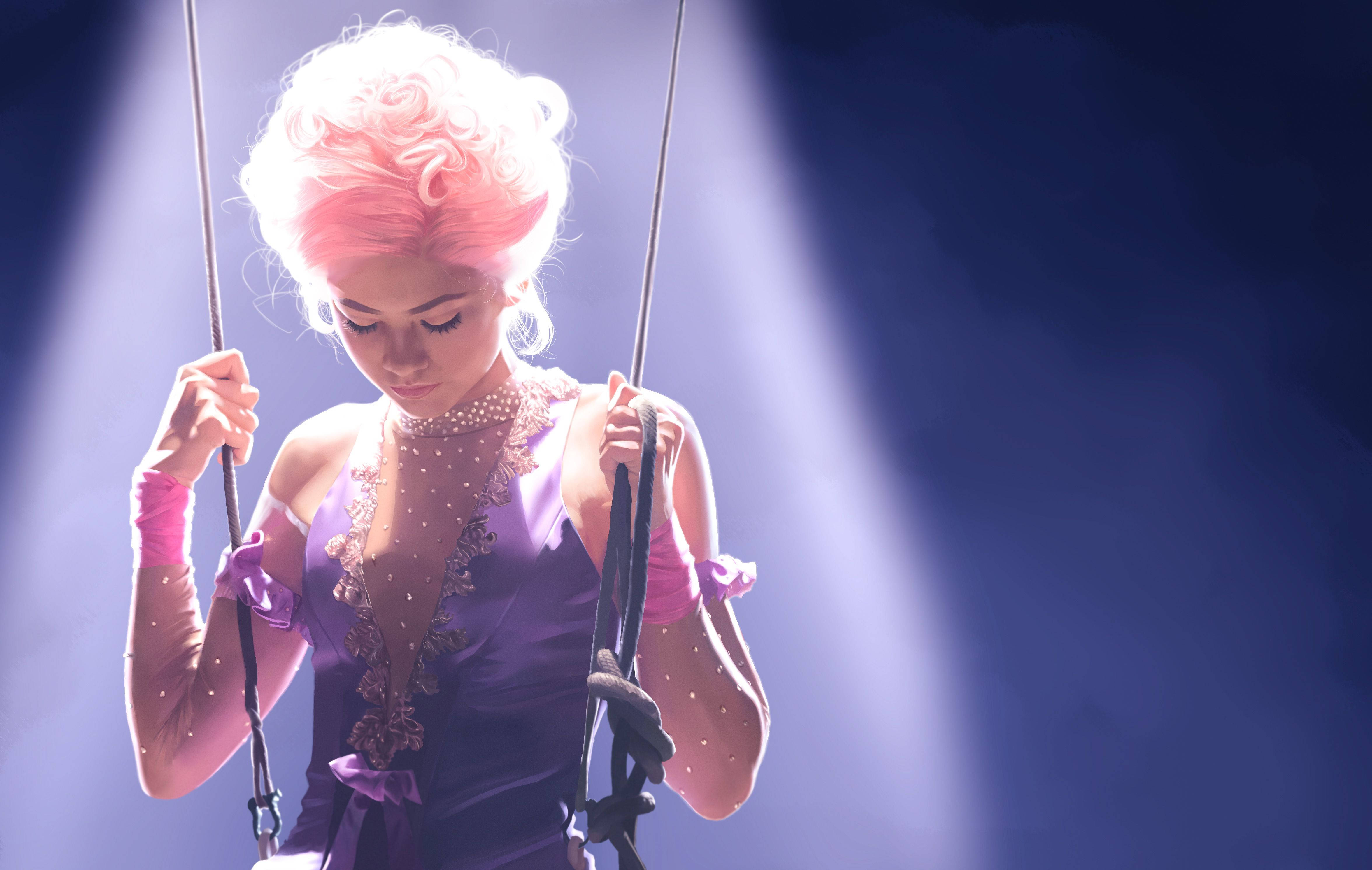 beautiful zendaya in the greatest showman actress hollywood 2k 4k