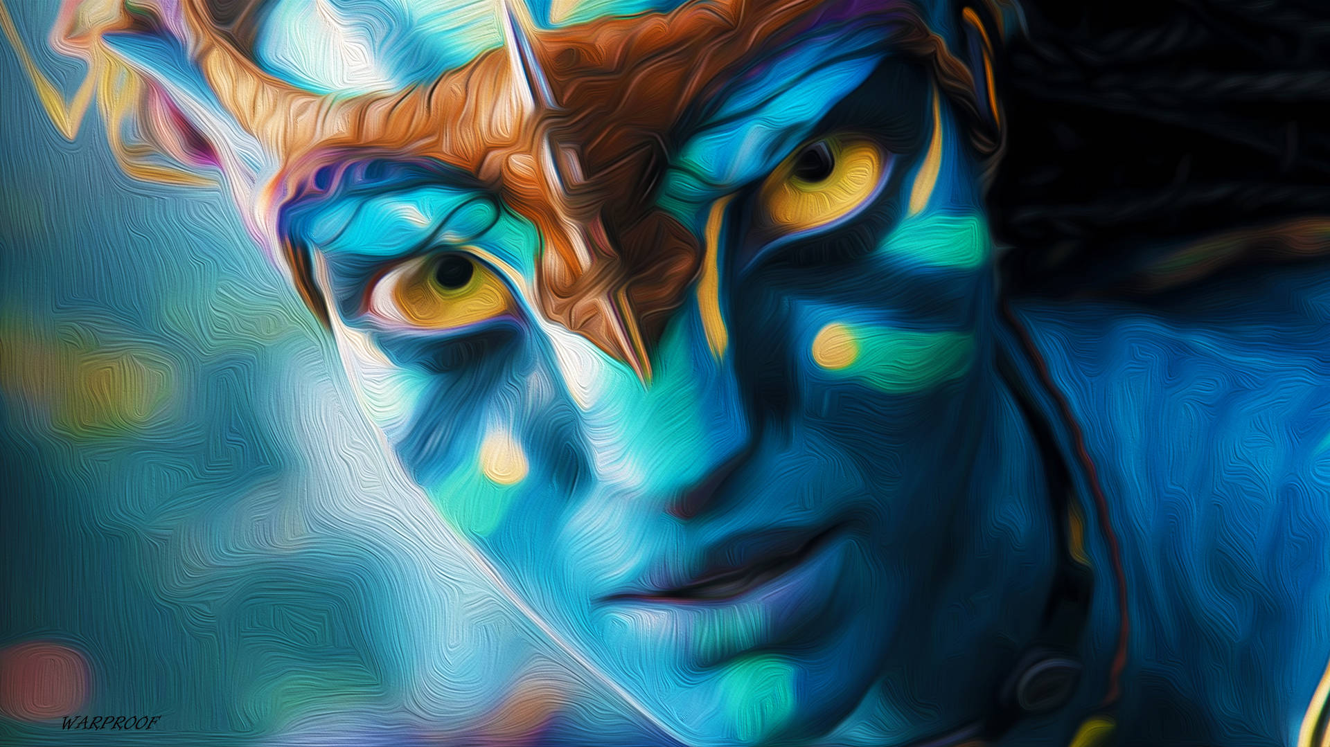 avatar neytiri digital art actress hollywood