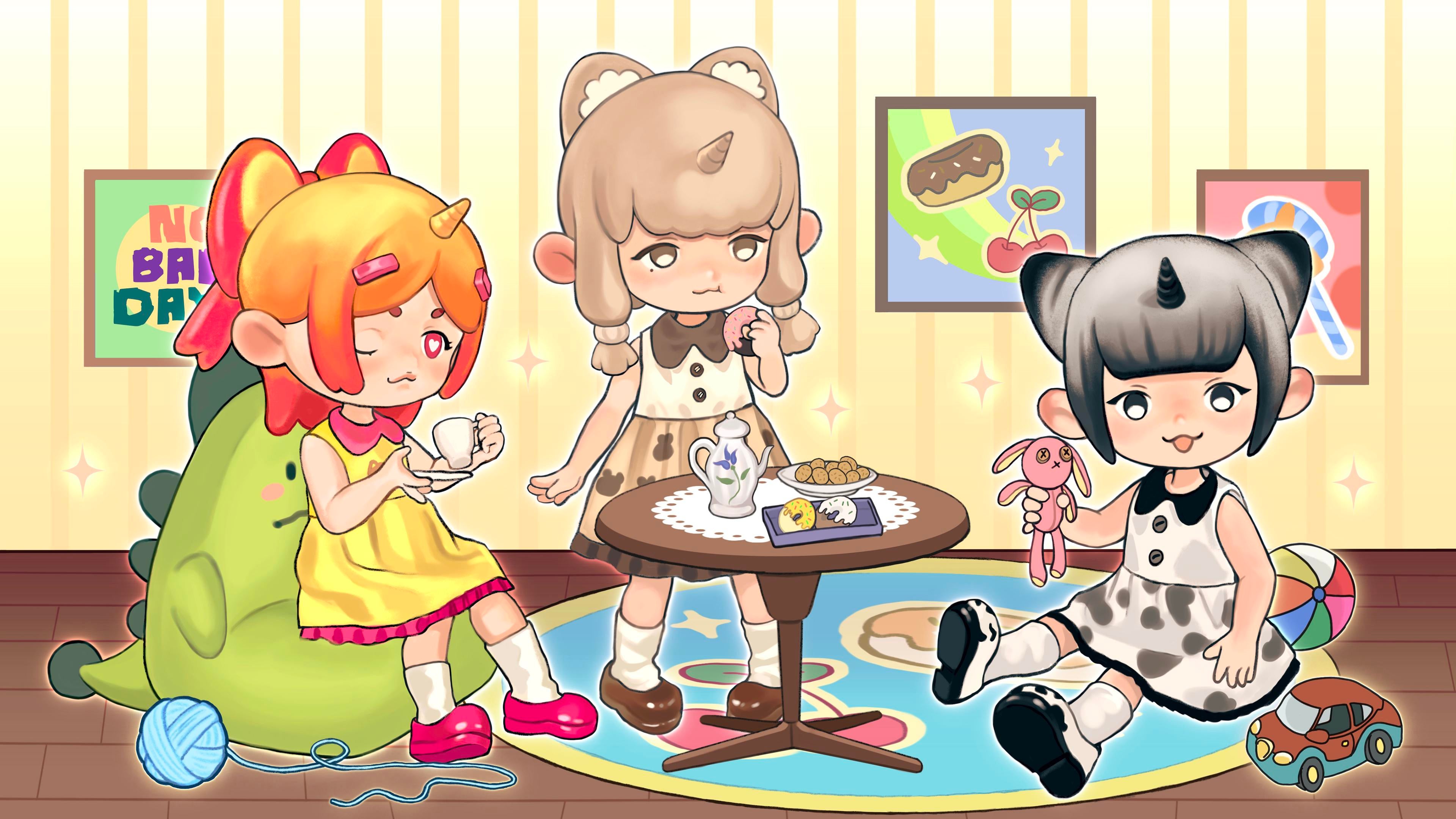 Computer Wallpaper | Antu Nature Wonderland Action Figure BJD Blind Box 2k