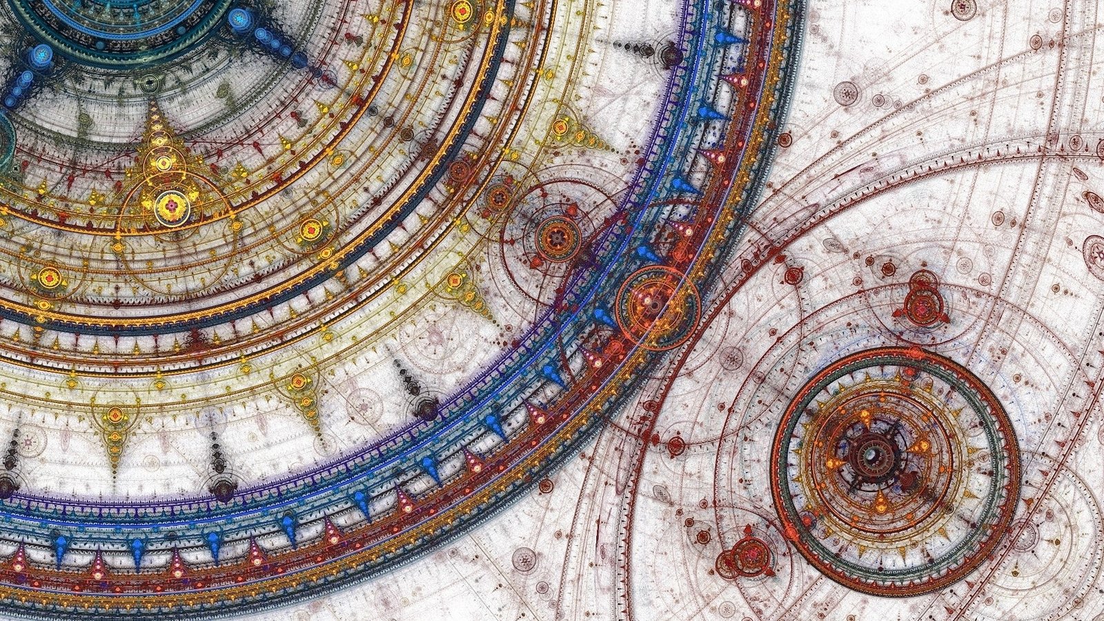 Abstract artwork circles digital art creative design