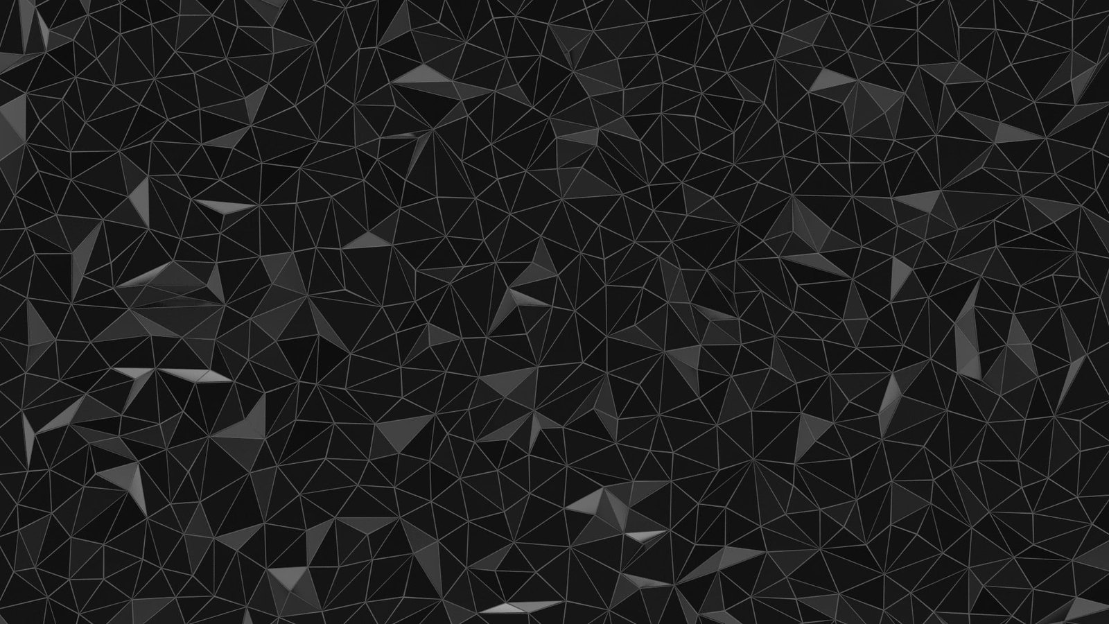black and gray abstract digital wallpaper art low poly