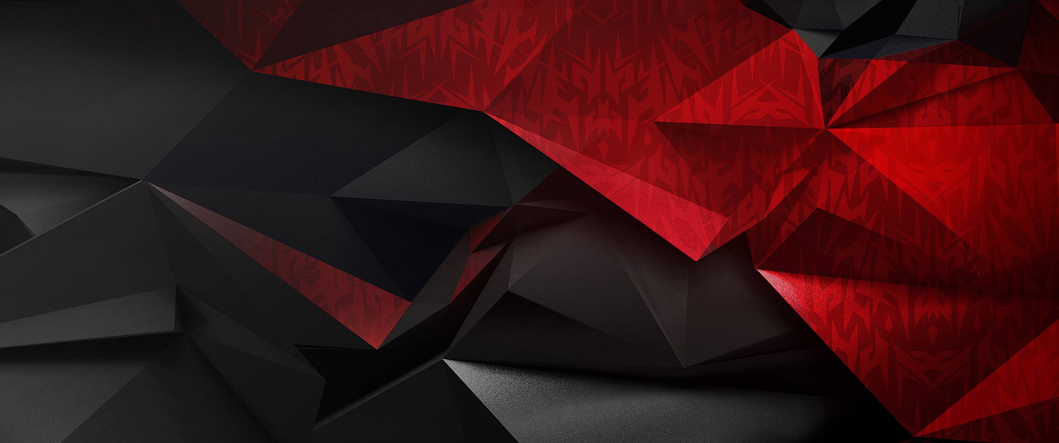 black and red abstract digital wallpaper Acer shape backgrounds 2k