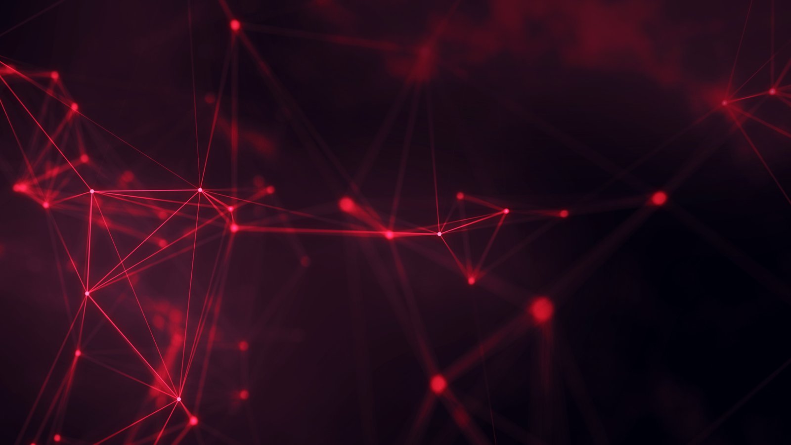 geometry cyberspace digital art red lines abstract pattern 2k 4k 5k