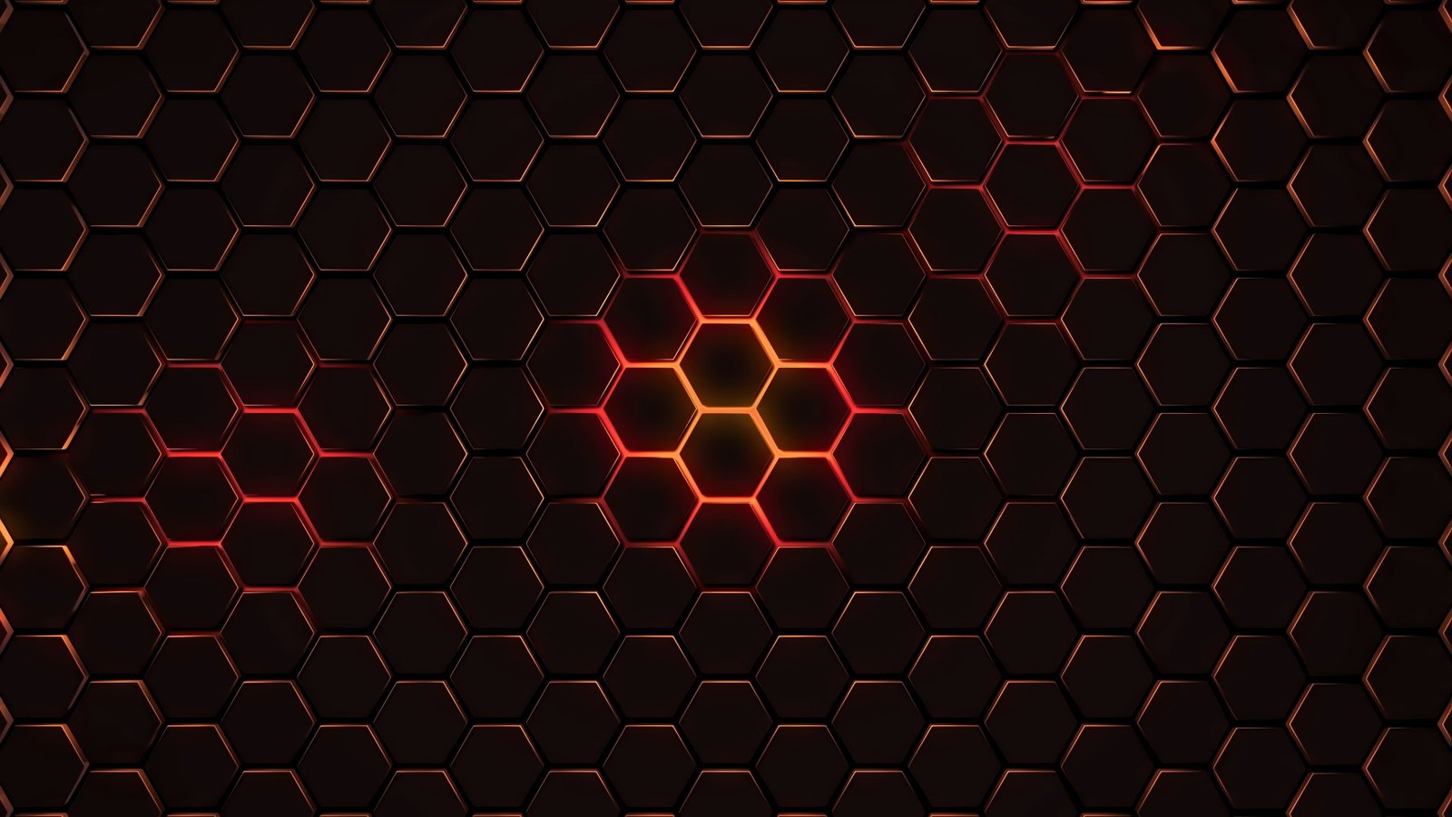grey and black illustration abstract geometry hexagon pattern 2k