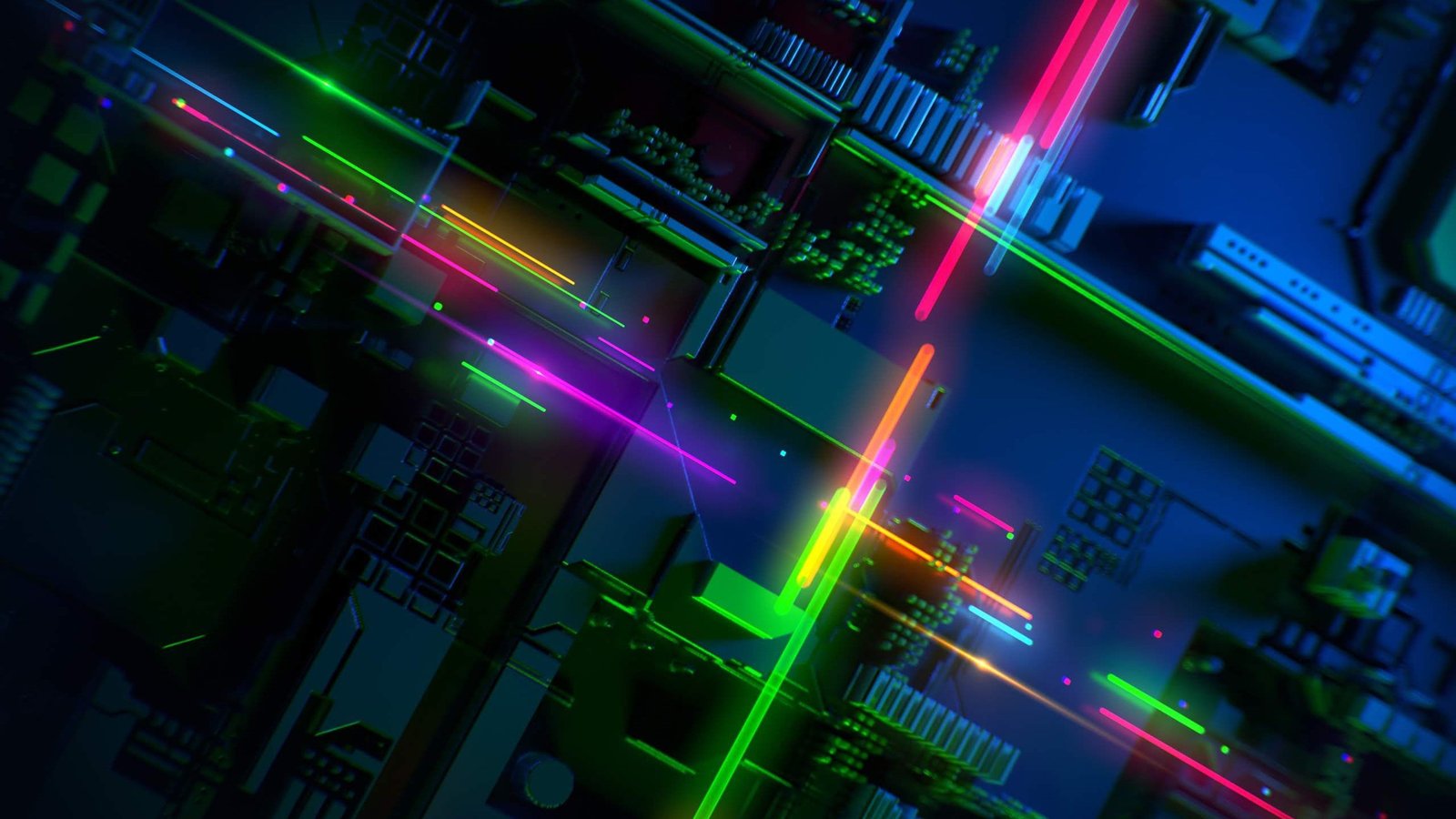 Razer Phone 2 abstract colorful HD 2k