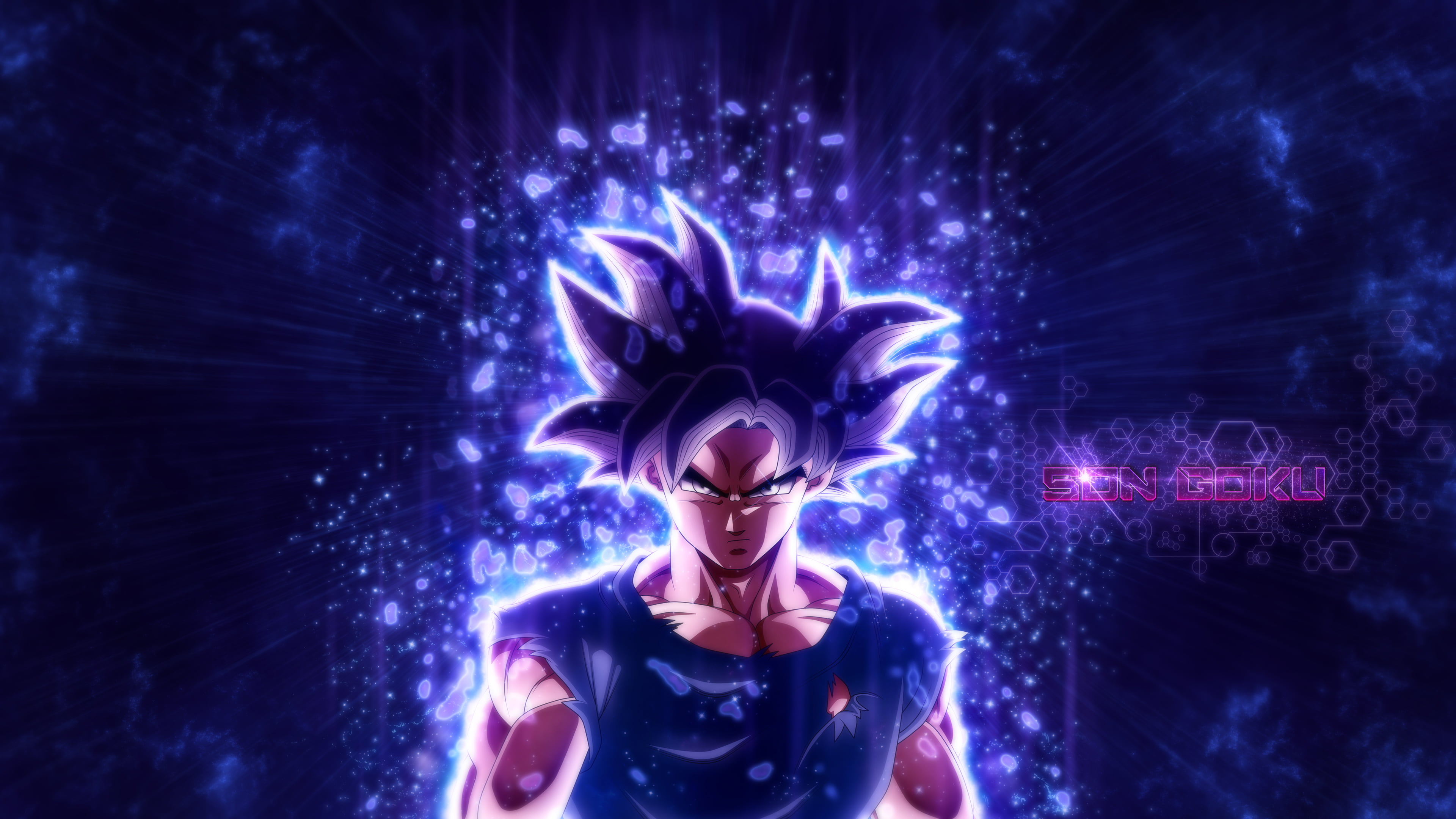 San Goku digital wallpaper Dragon Ball Super Ultra Instinct 2k