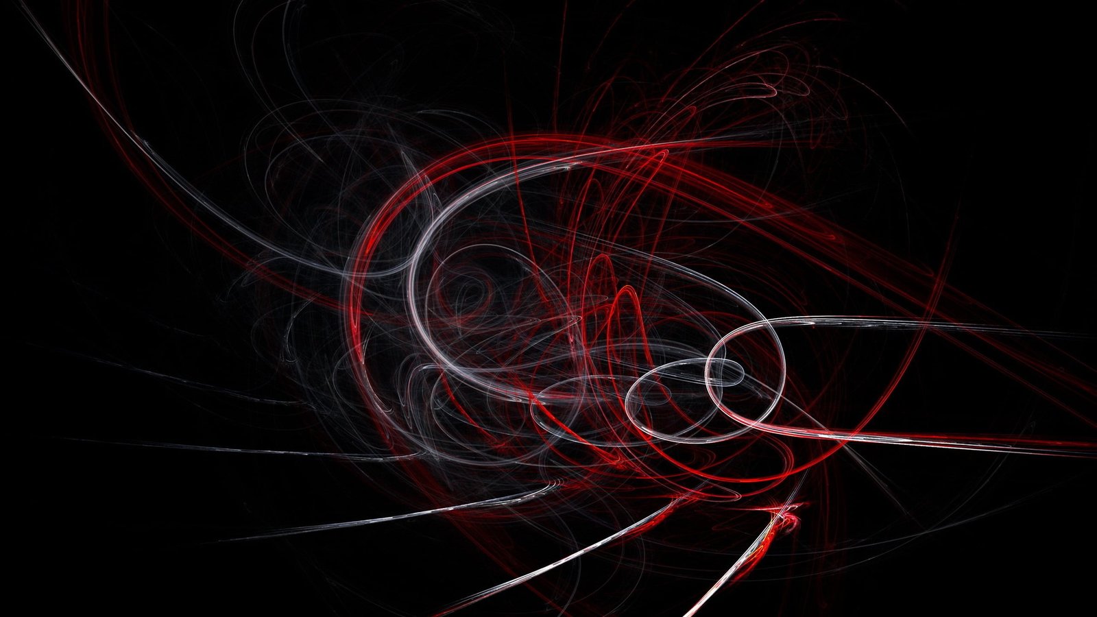 white red and black abstract digital wallpaper shapes dark 2k