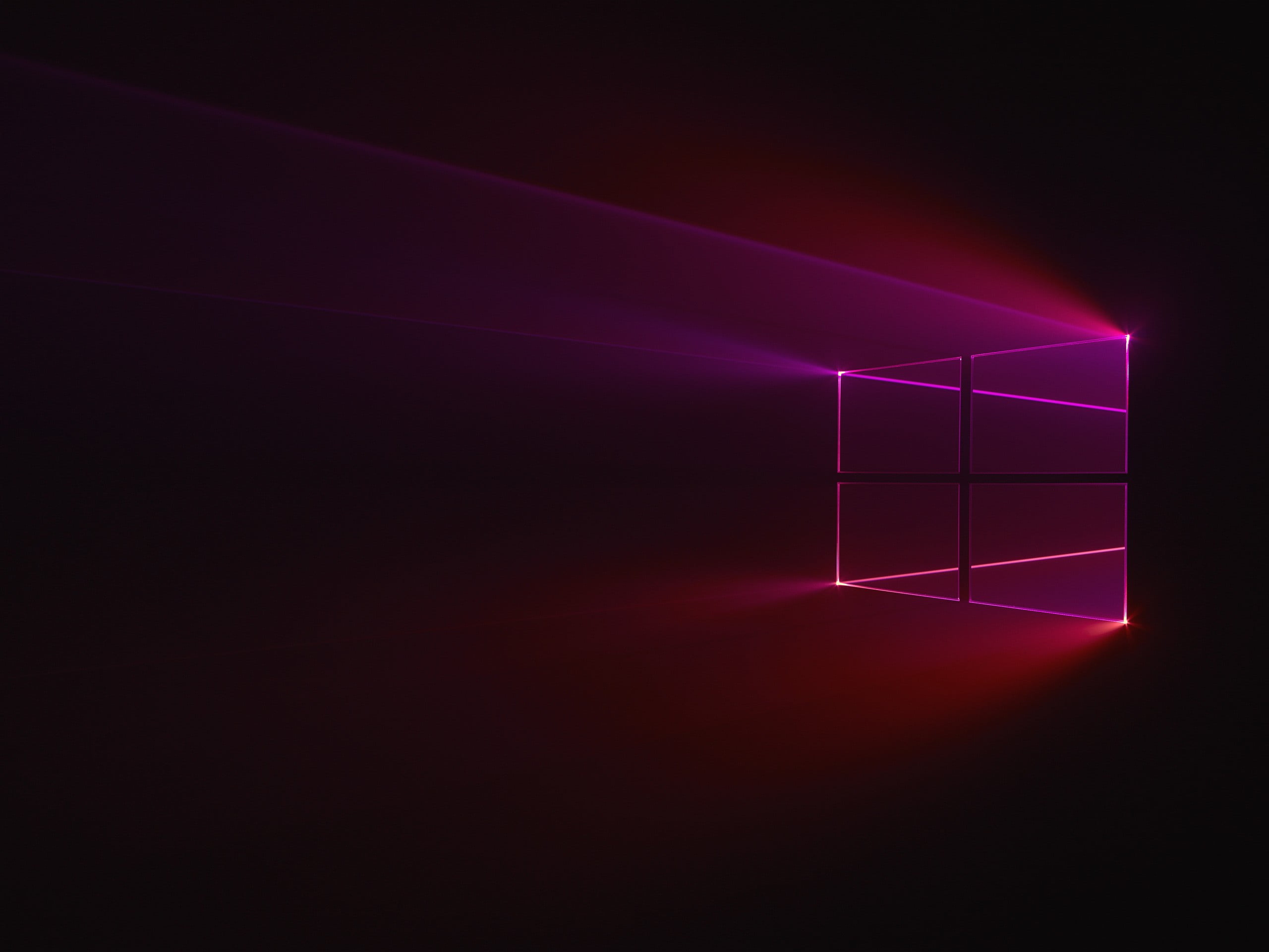 Windows 10 logo abstract GMUNK light natural phenomenon 2k