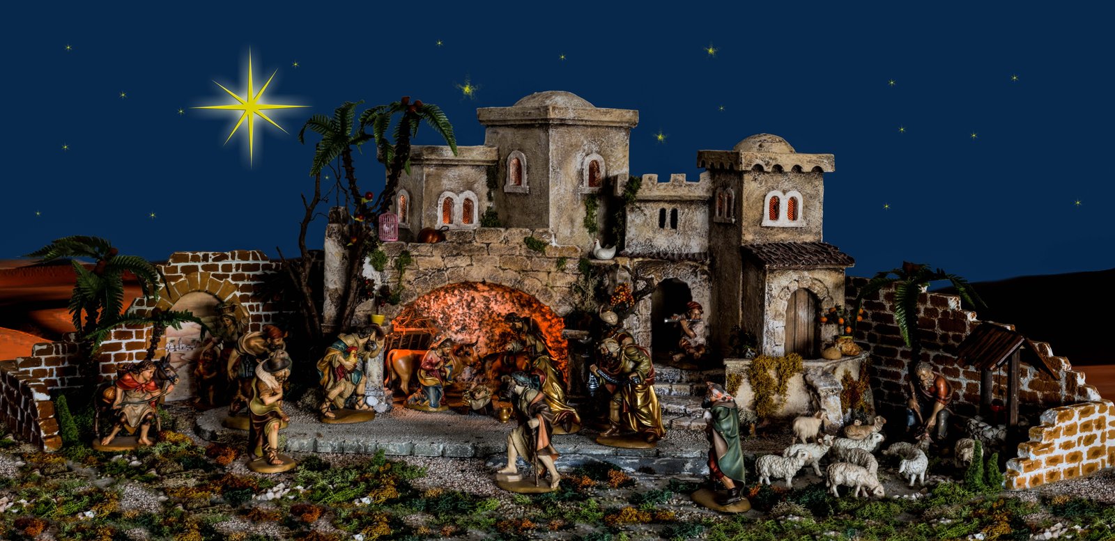 ceramic Nativity decor christmas bethlehem crib jesus birth 2k 4k 5k 8k 10k