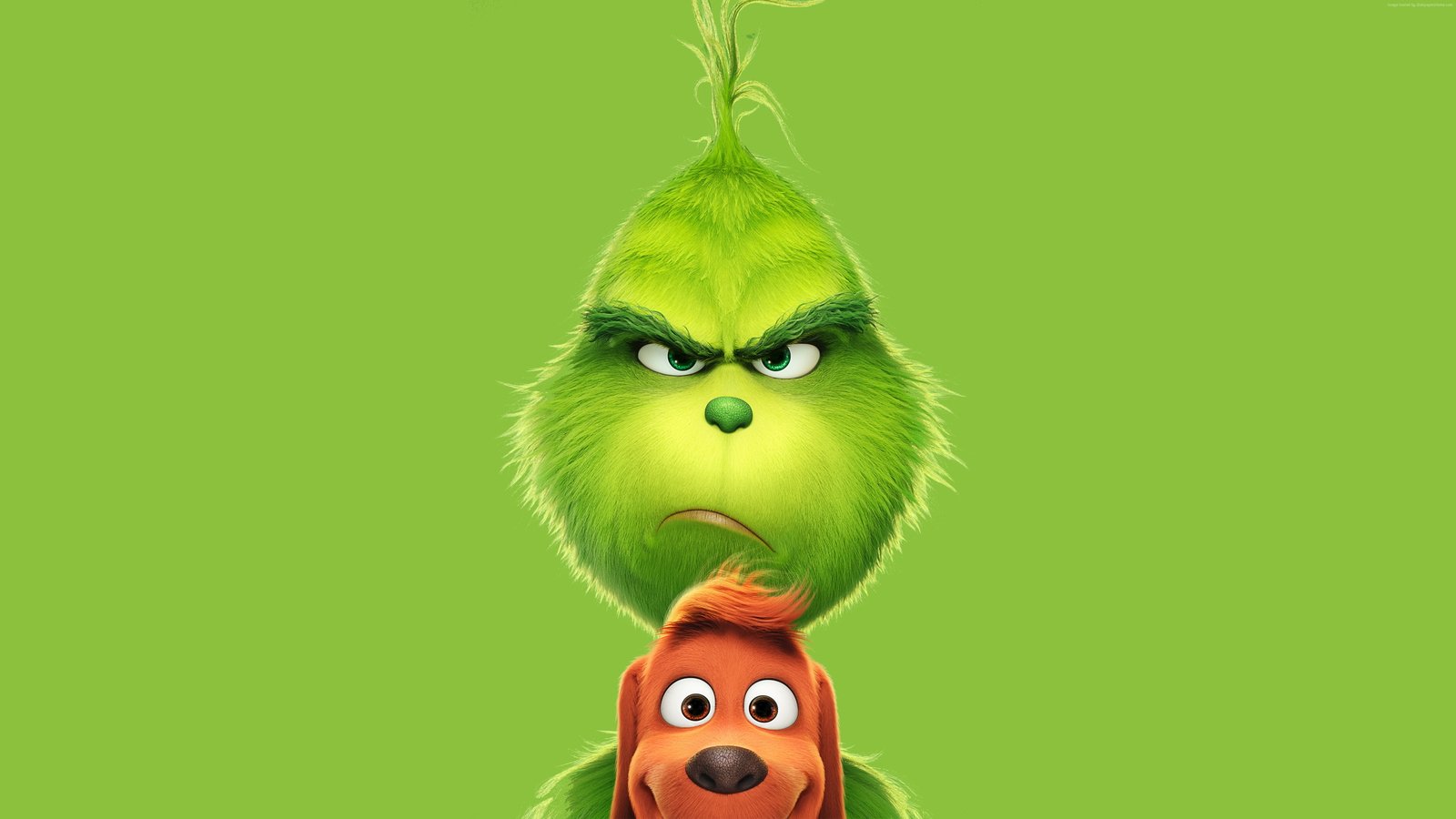 How the Grinch Stole Christmas green color studio shot 2k 4k 5k