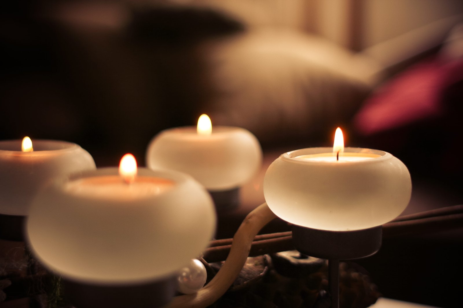Advent Candles Detail christmas decoration lights 2k