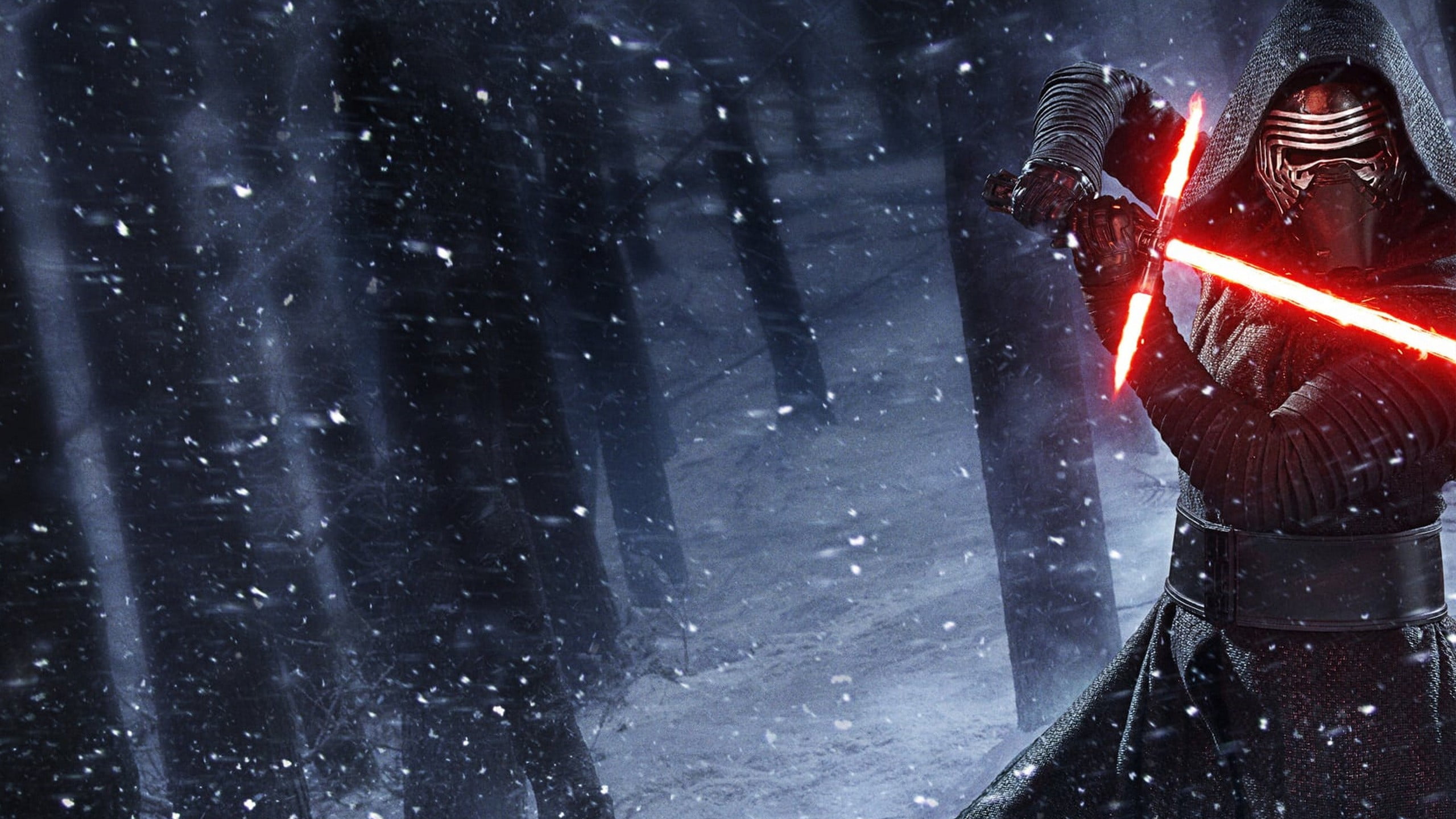 Star Wars Kylo Ren digital wallpaper The Force Awakens 2k