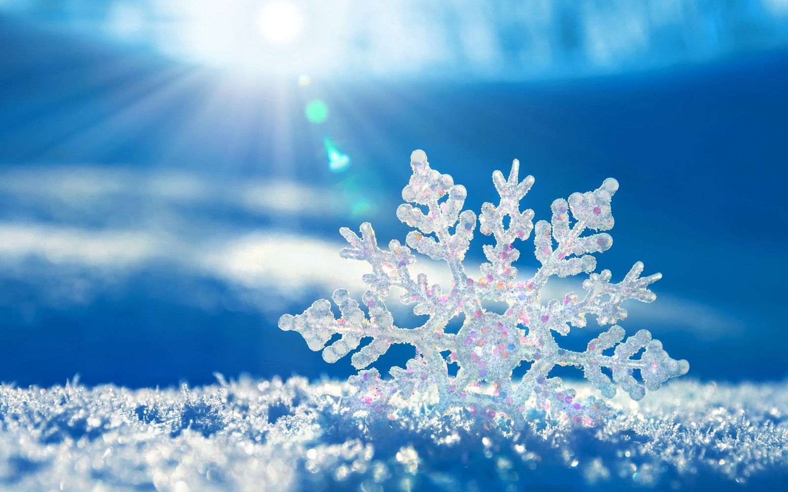 white snowflakes shape christmas winter blue decoration 2k