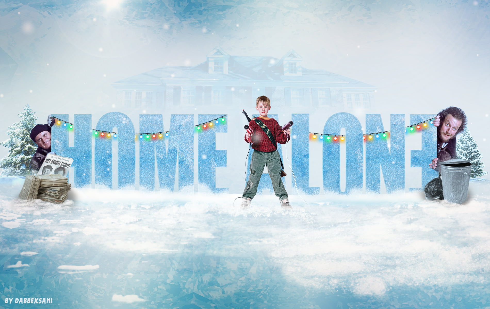 Home Alone movie Christmas winter ice snow nature cold temperature
