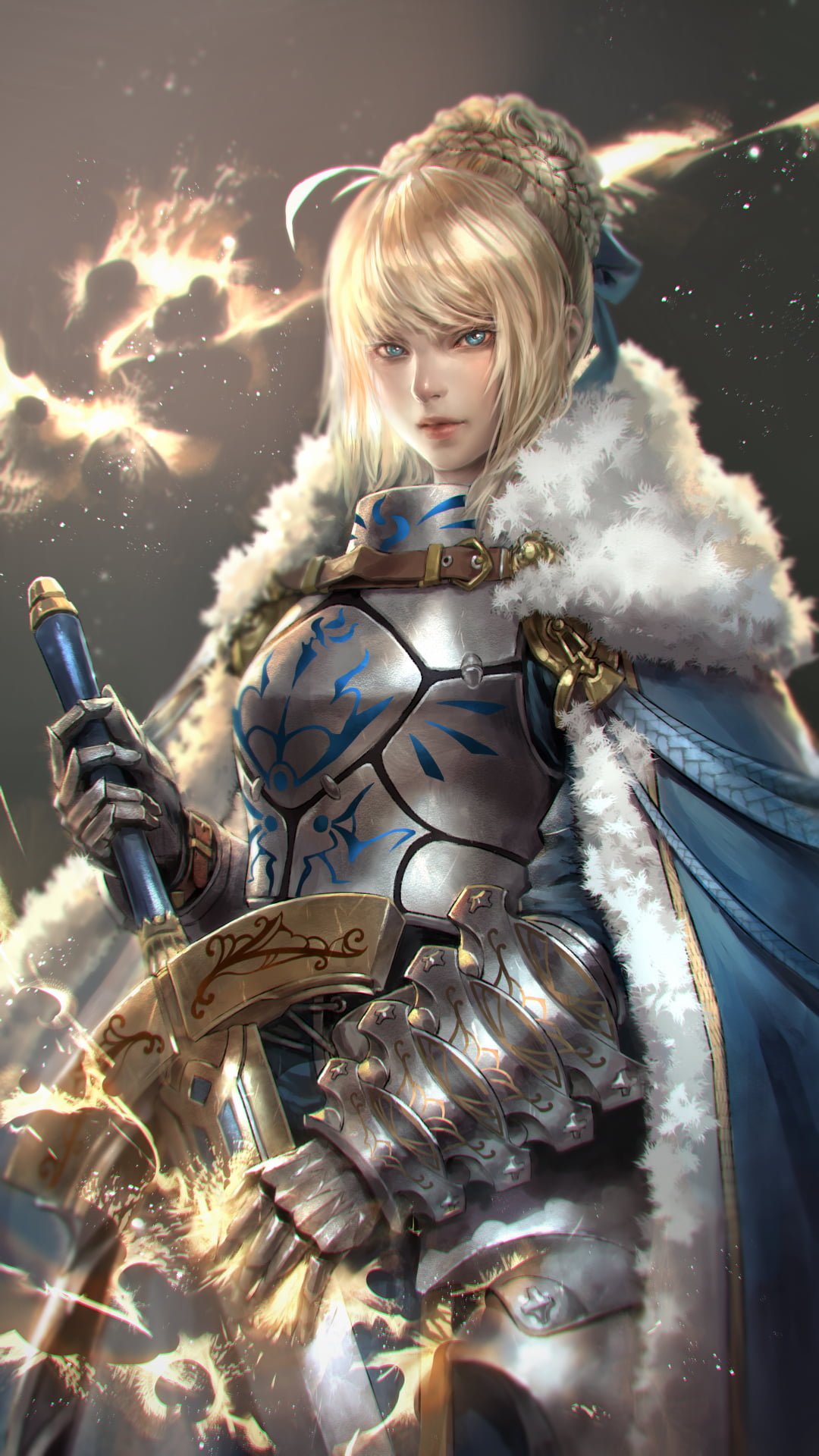 Fate Series Saber illustration Grand Order armor Stay Night