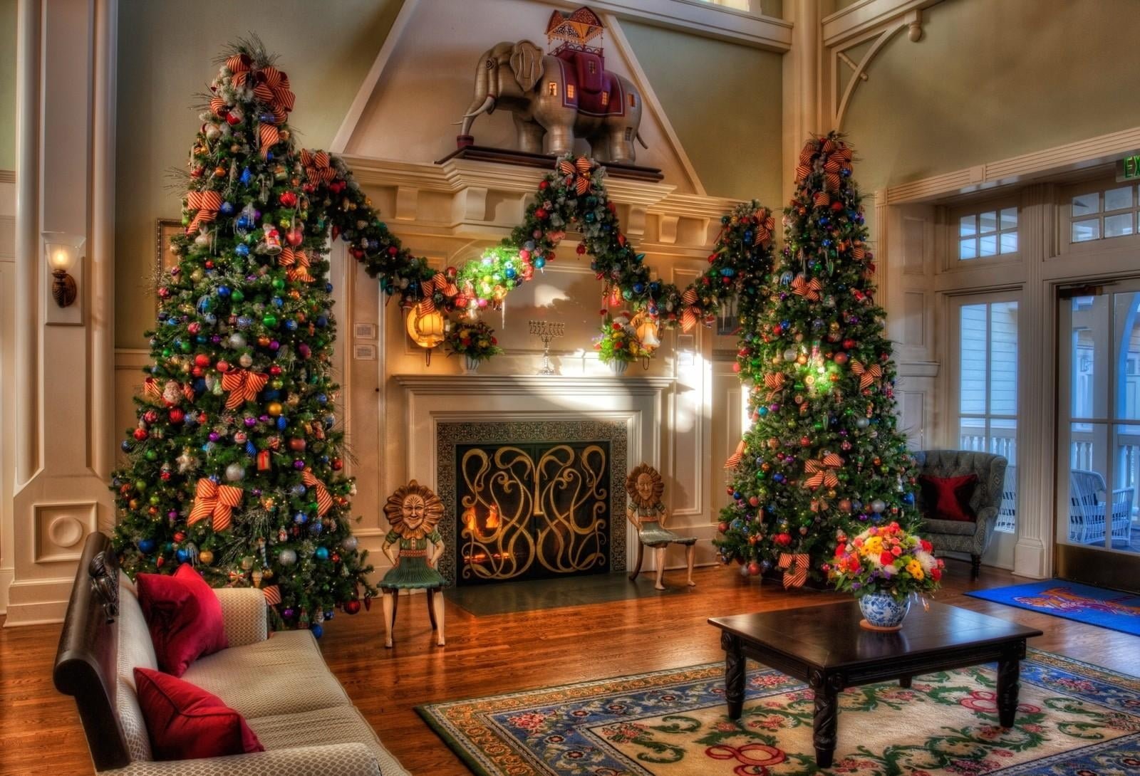 green christmas tree decor trees holiday decorations