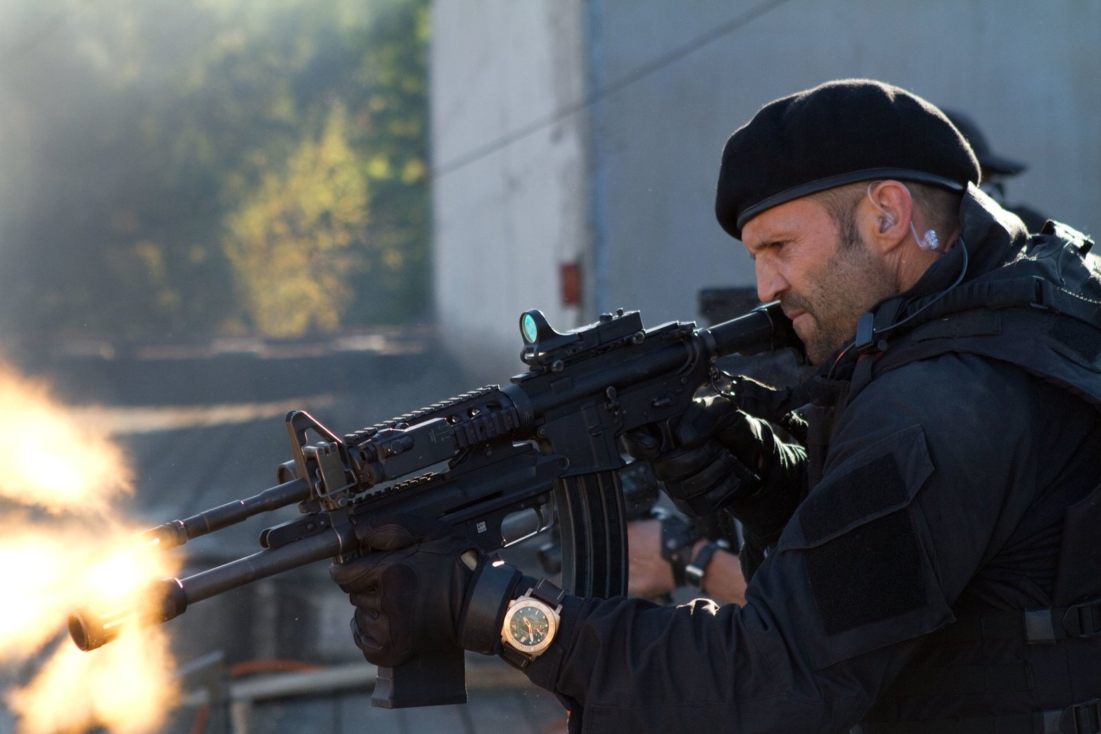 The Expendables 2 Jason Statham Lee Christmas