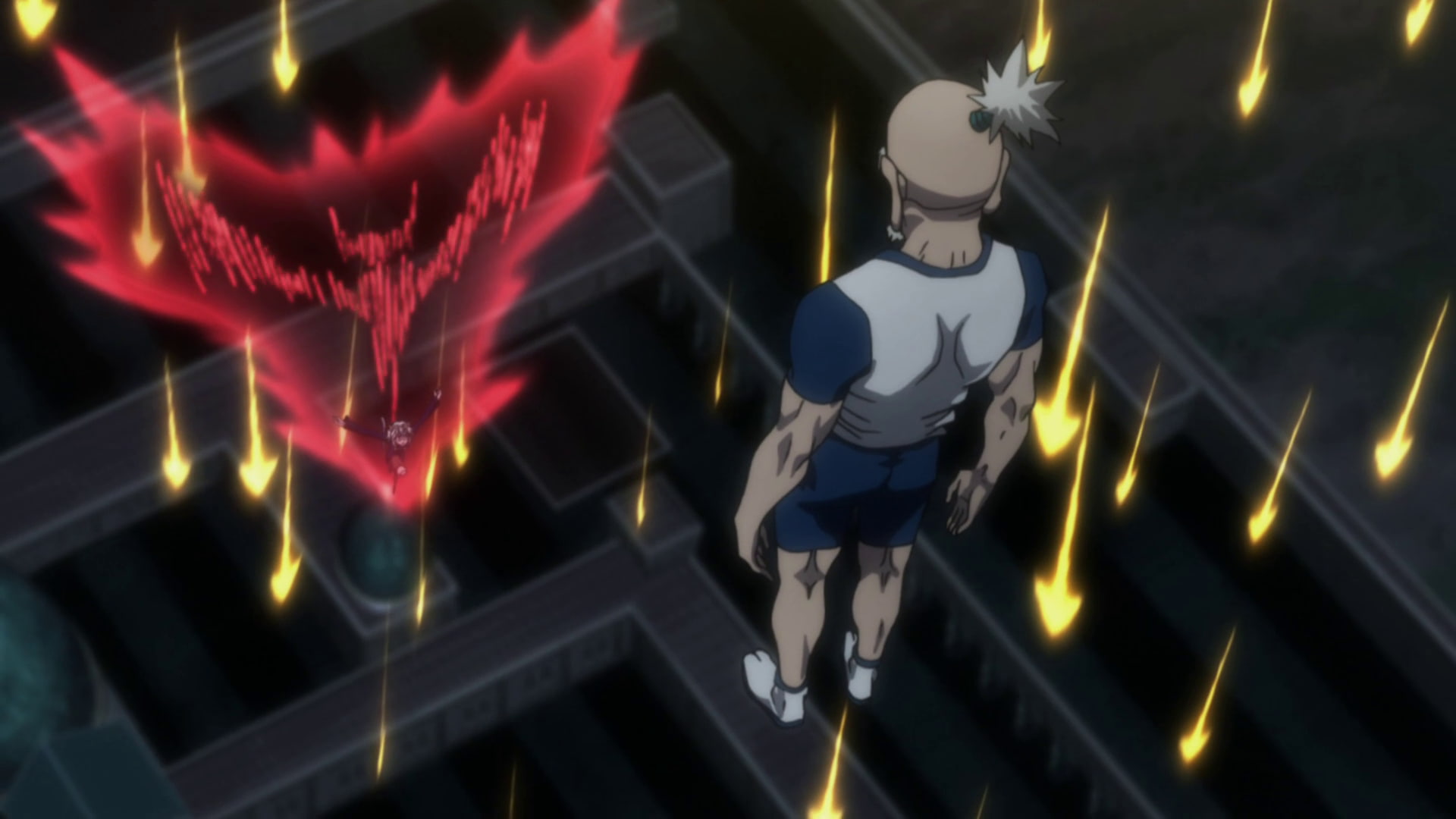 Hunter Netero Isaac Neferpitou illuminated night