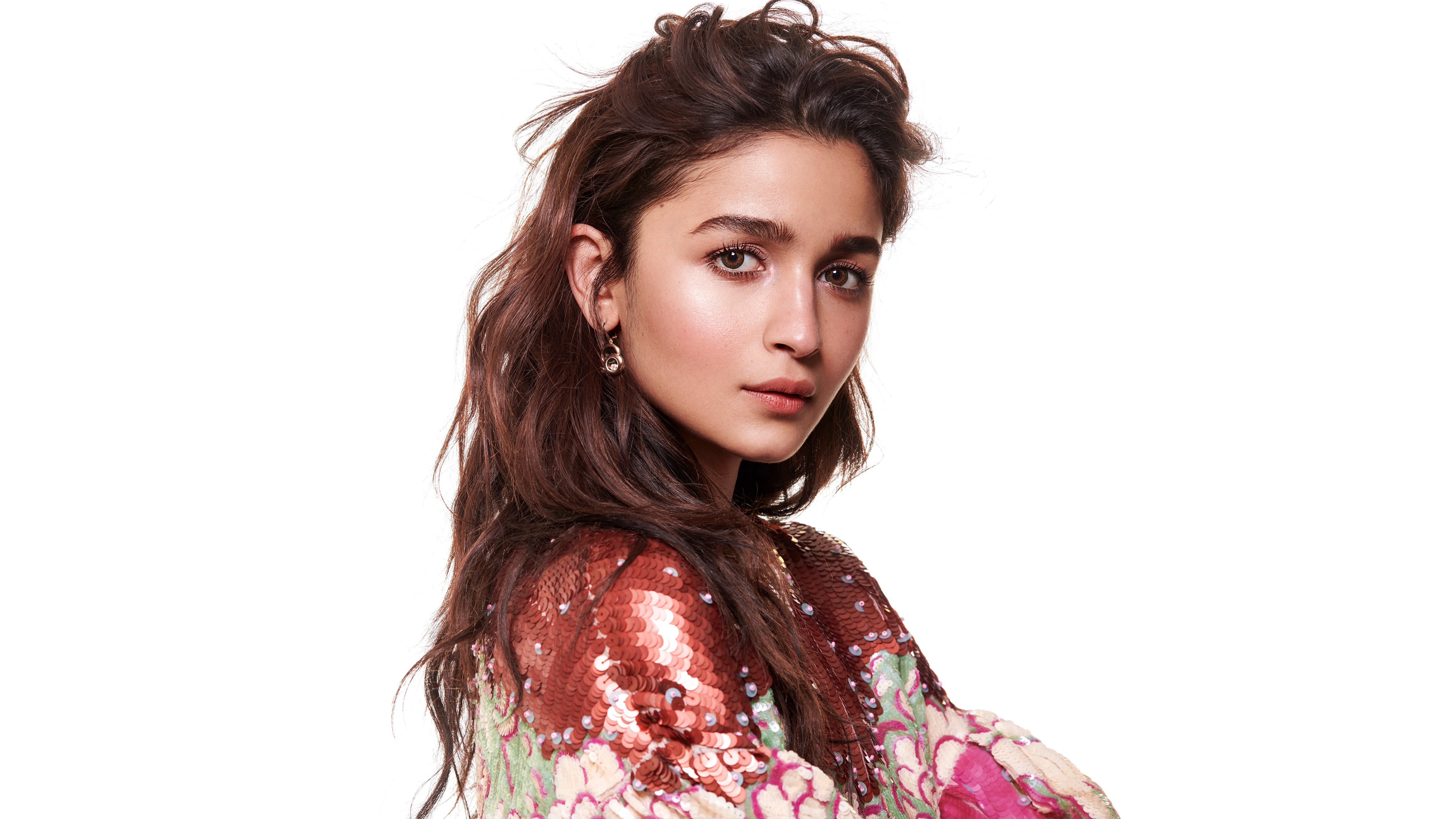 Actresses Alia Bhatt Bollywood Brown Eyes Brunette Indian 2k 4k 5k