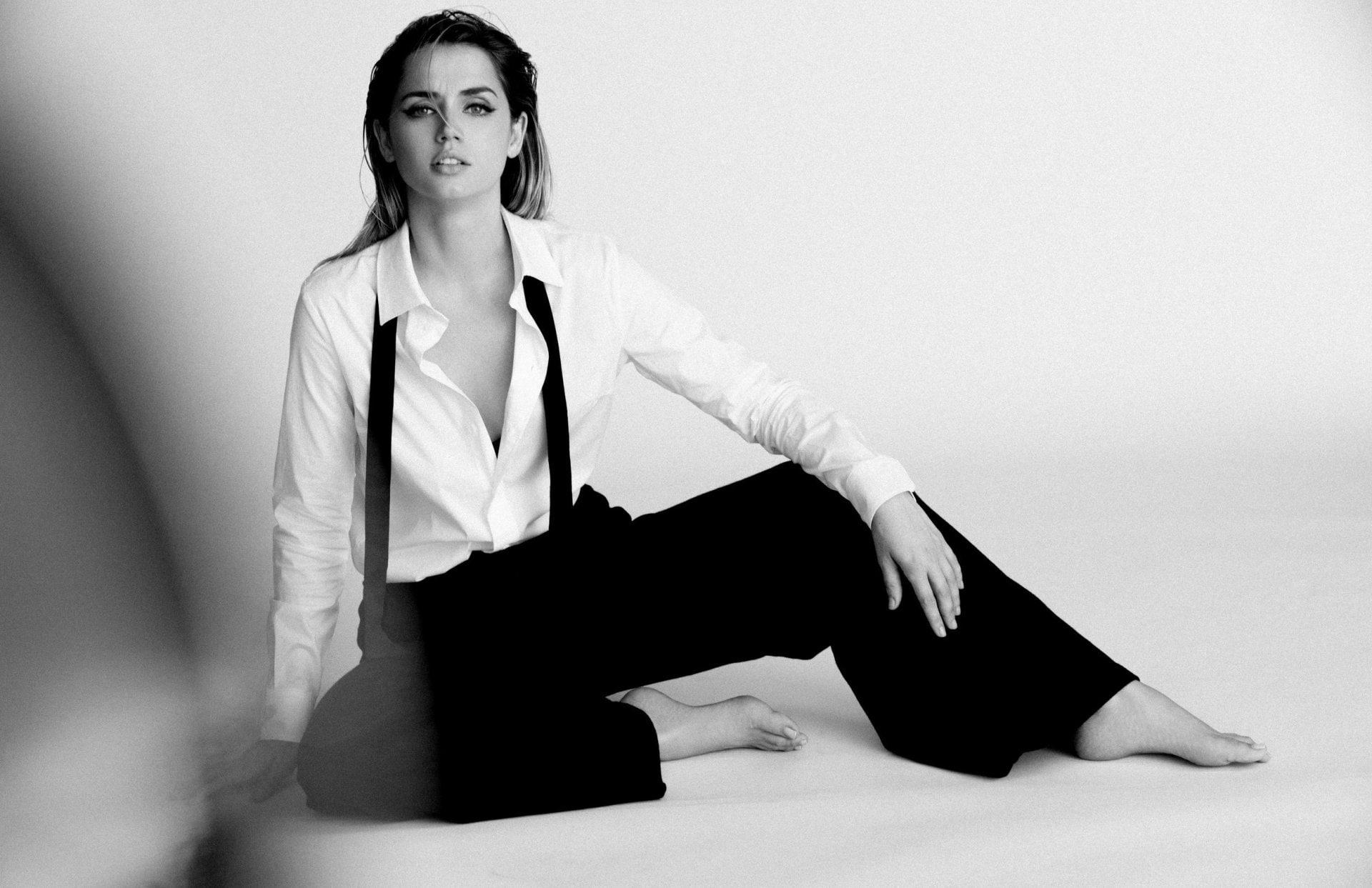 Actresses Ana de Armas Black amp; White Cuban Monochrome