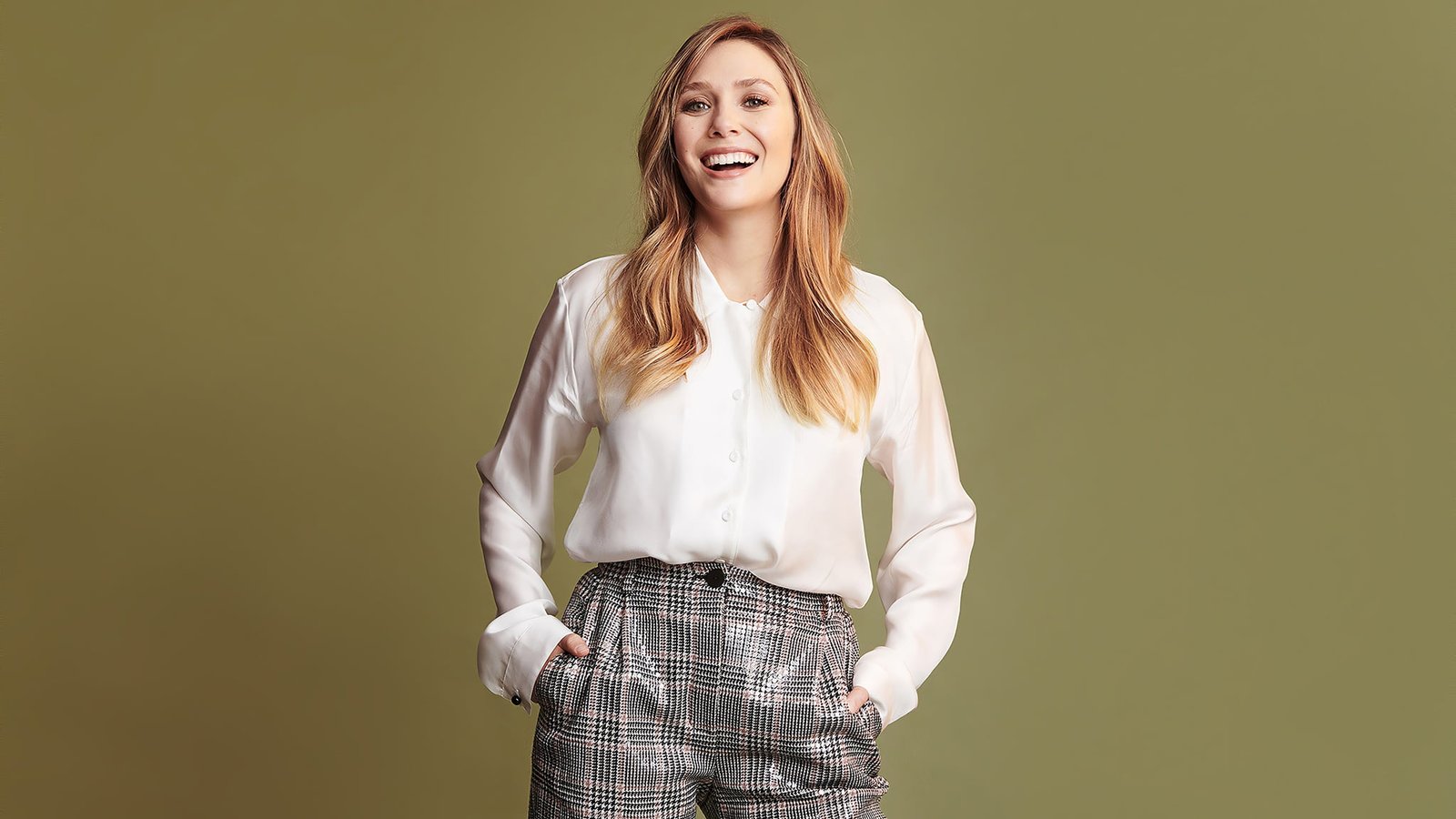 Actresses Elizabeth Olsen American Blonde Girl Smile 2k