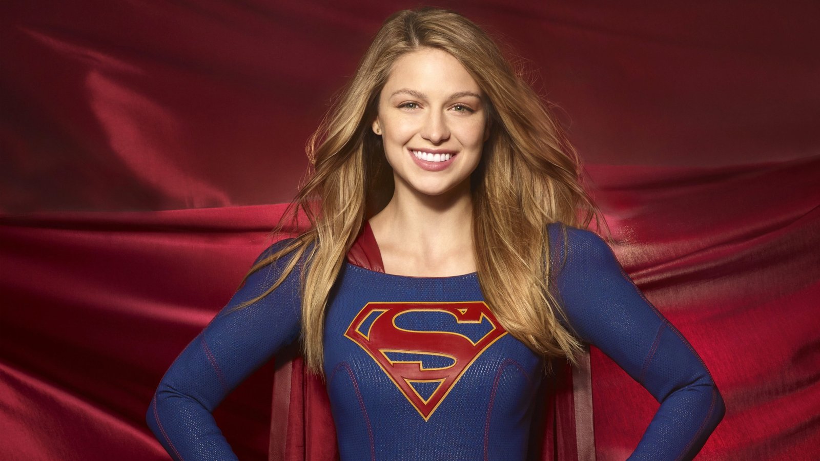 actress TV blonde Melissa Benoist Supergirl green eyes 2k