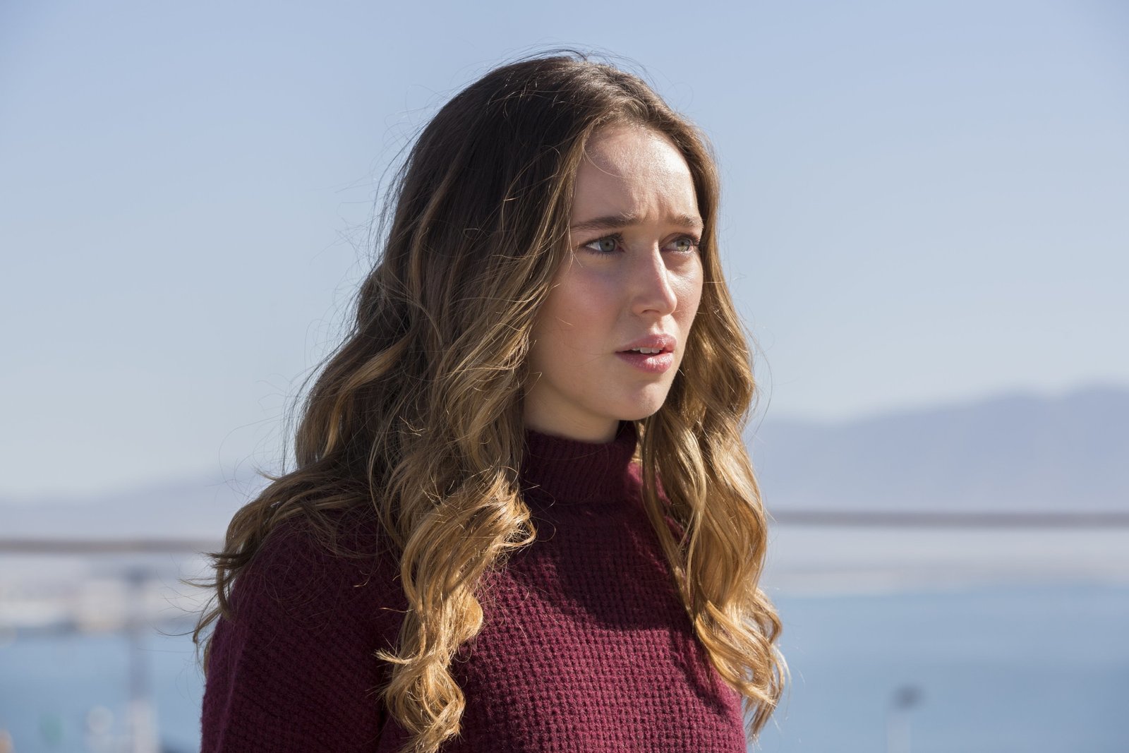 actress women Alycia Debnam Carey The long hair hairstyle 2k