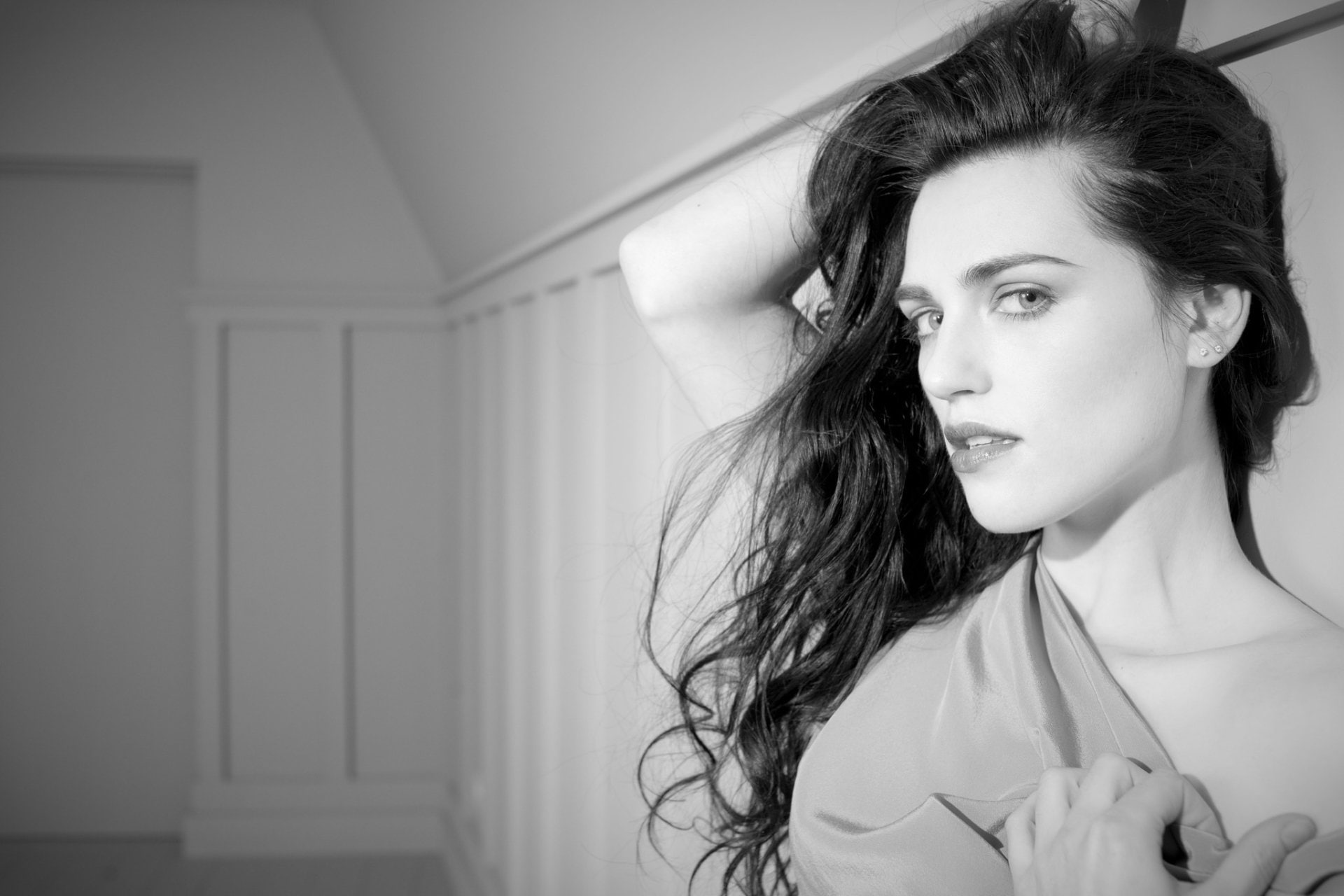 Actresses Katie McGrath Black amp; White Celebrity Girl