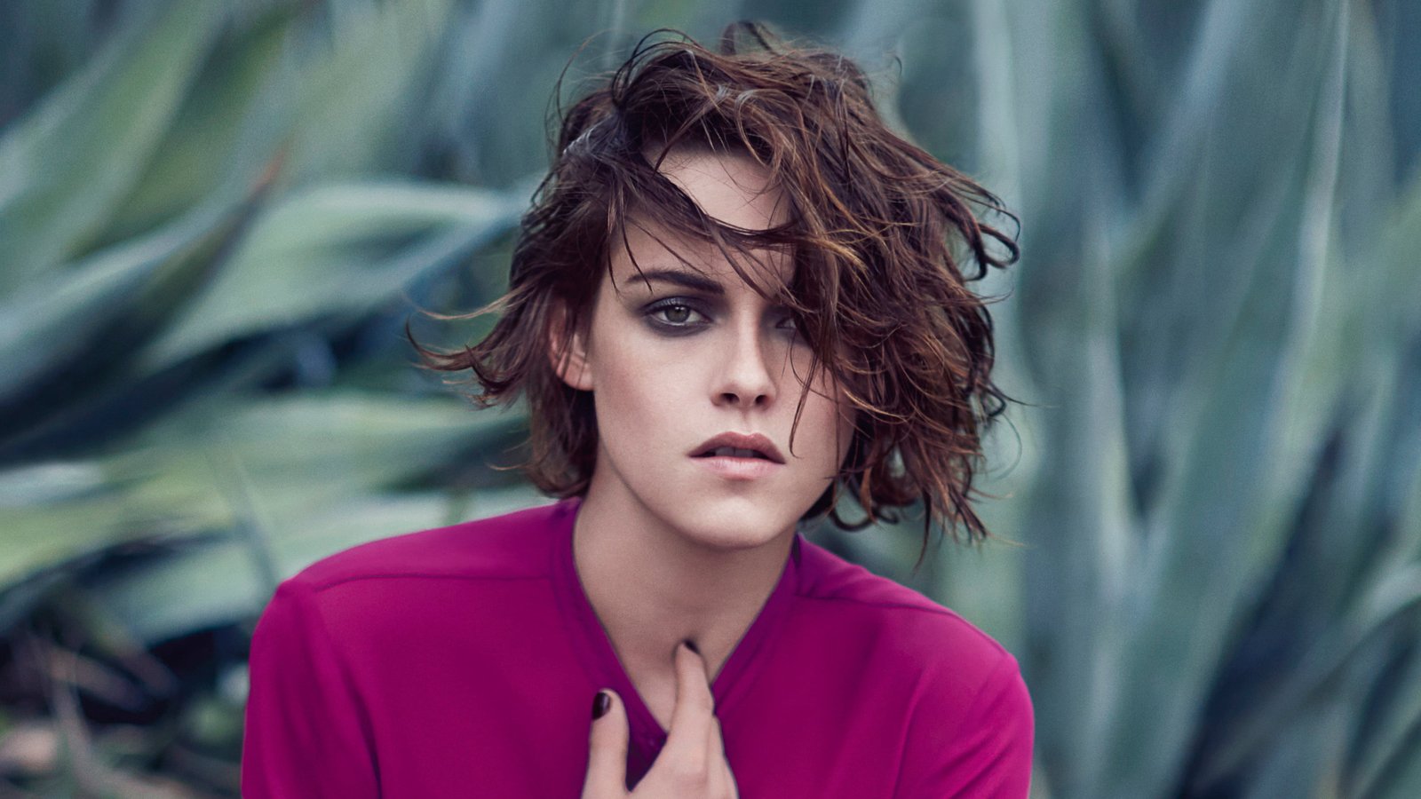 Actresses Kristen Stewart American Brunette Short Hair 2k