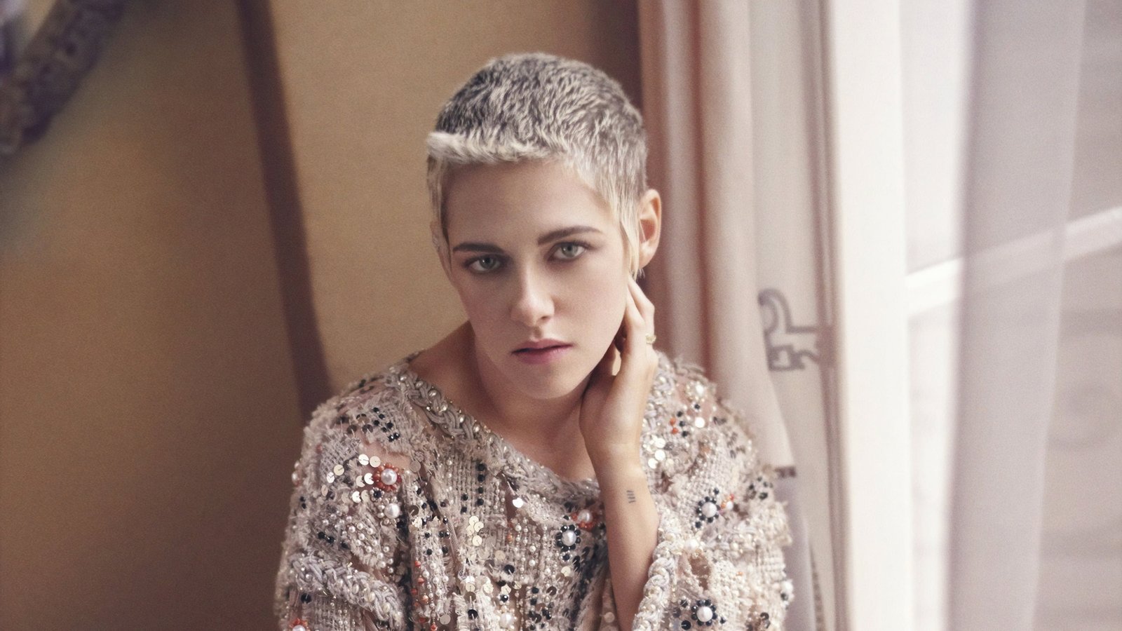 Actresses Kristen Stewart American Short Hair 2k