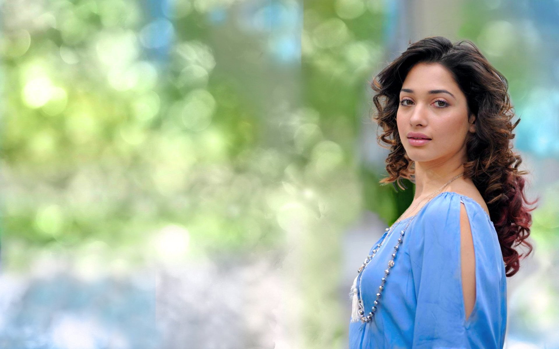 Actresses Tamannaah Bhatia Bokeh Bollywood Brunette portrait 47
