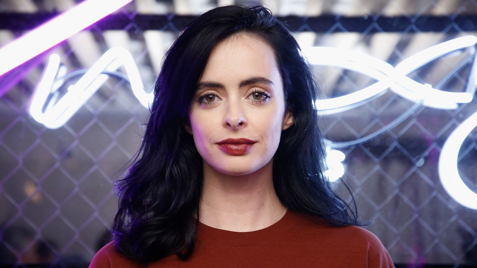 Actresses Krysten Ritter American Brunette Face Lipstick 2k 4k 5k