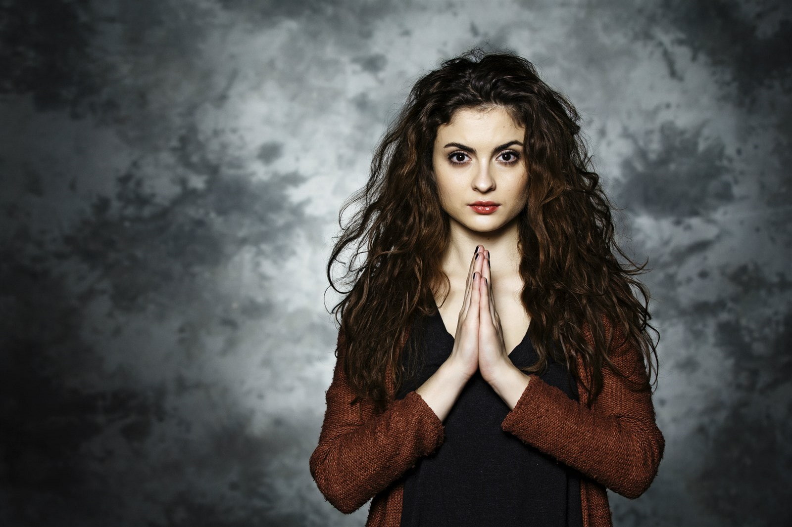 women actress brunette long hair Eva Josef kov czech