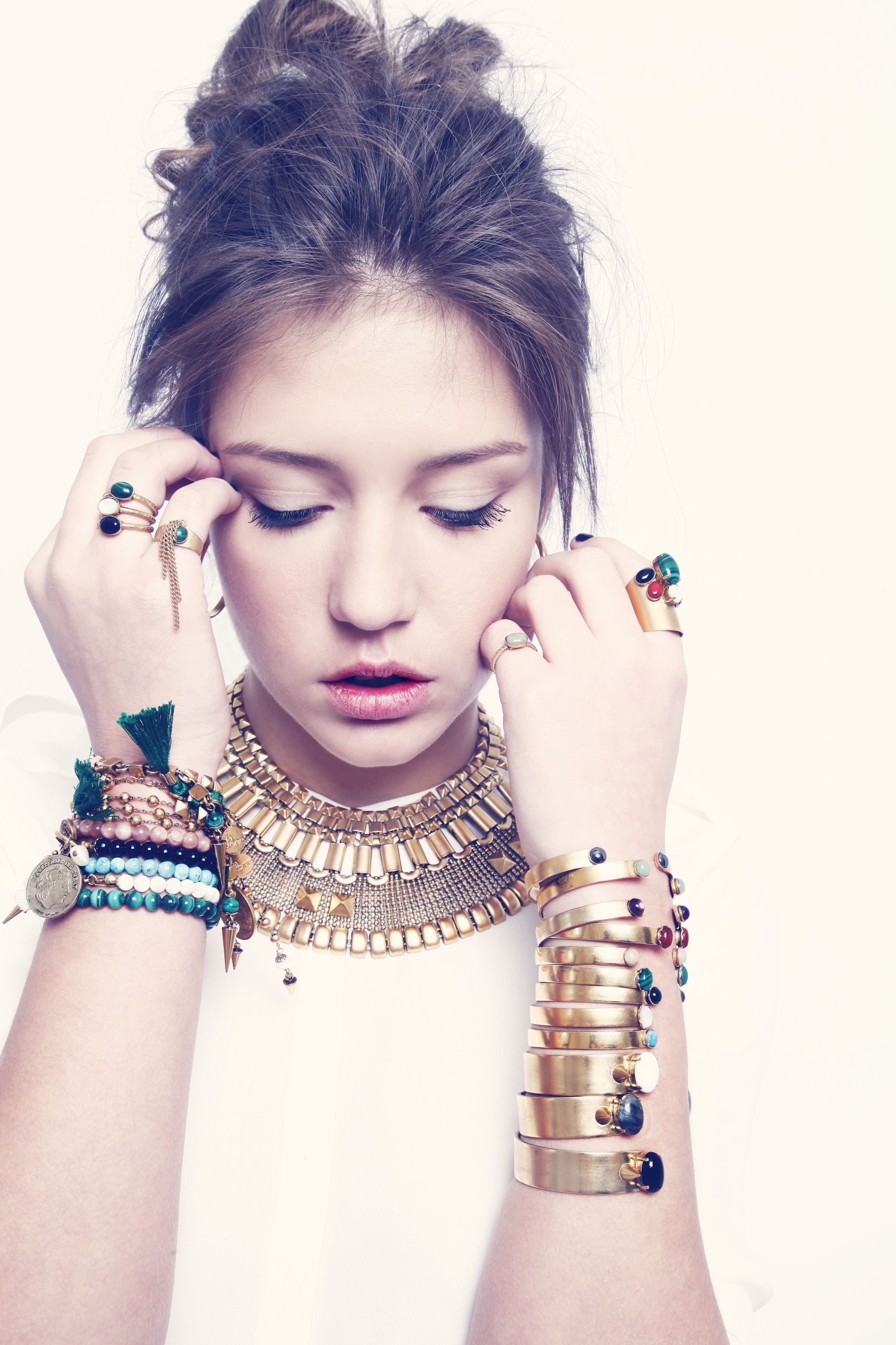 Adele Exarchopoulos women actress brunette French 2k